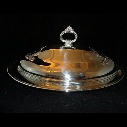 Oneida Castle Court Silverplate Oval Covered Casserole - New!