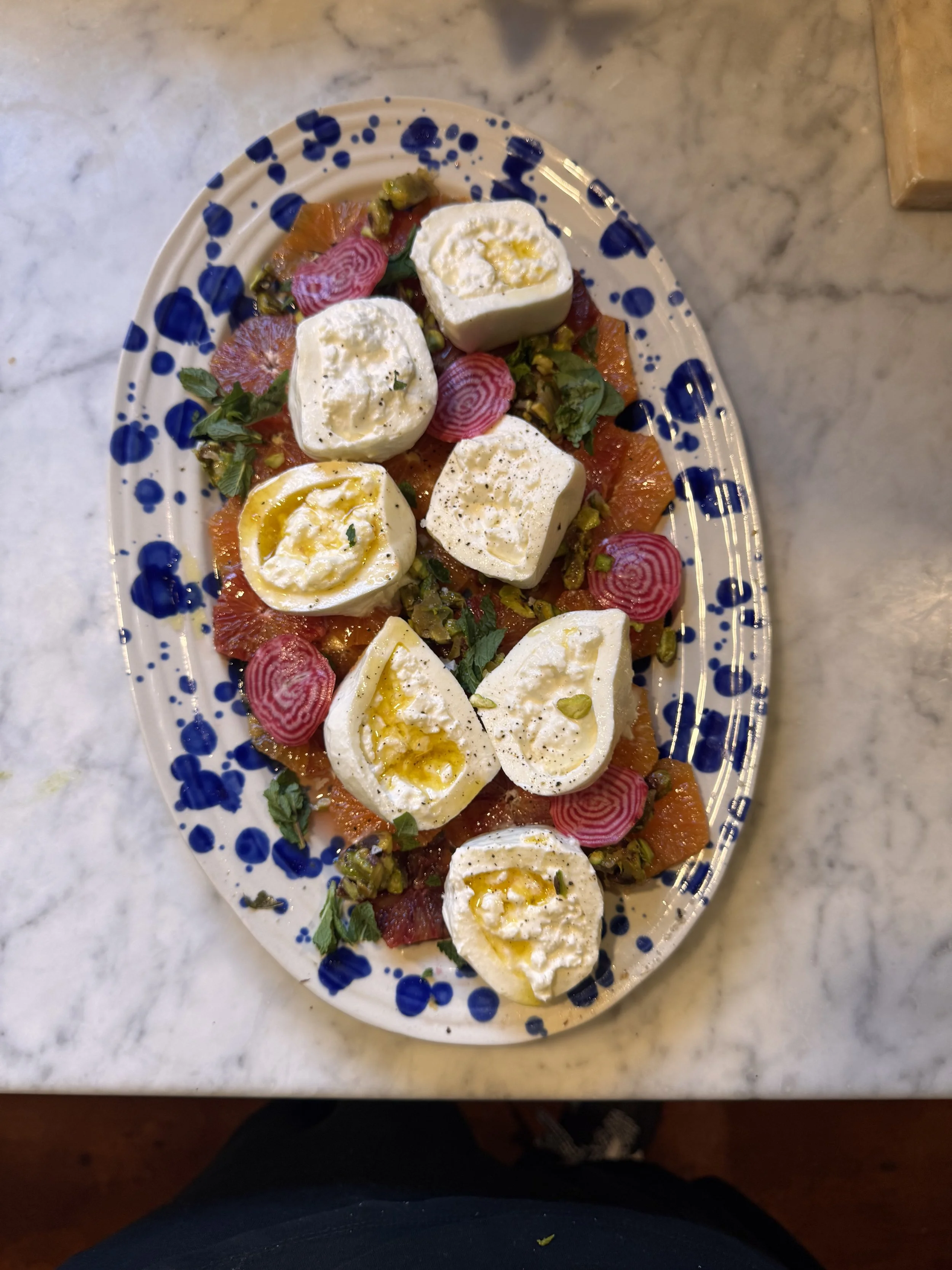 Blood Orange, Burrata Salad