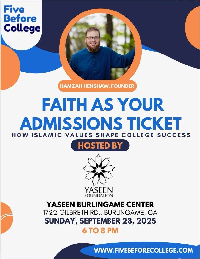 Five Before College: Faith as your admissions ticket