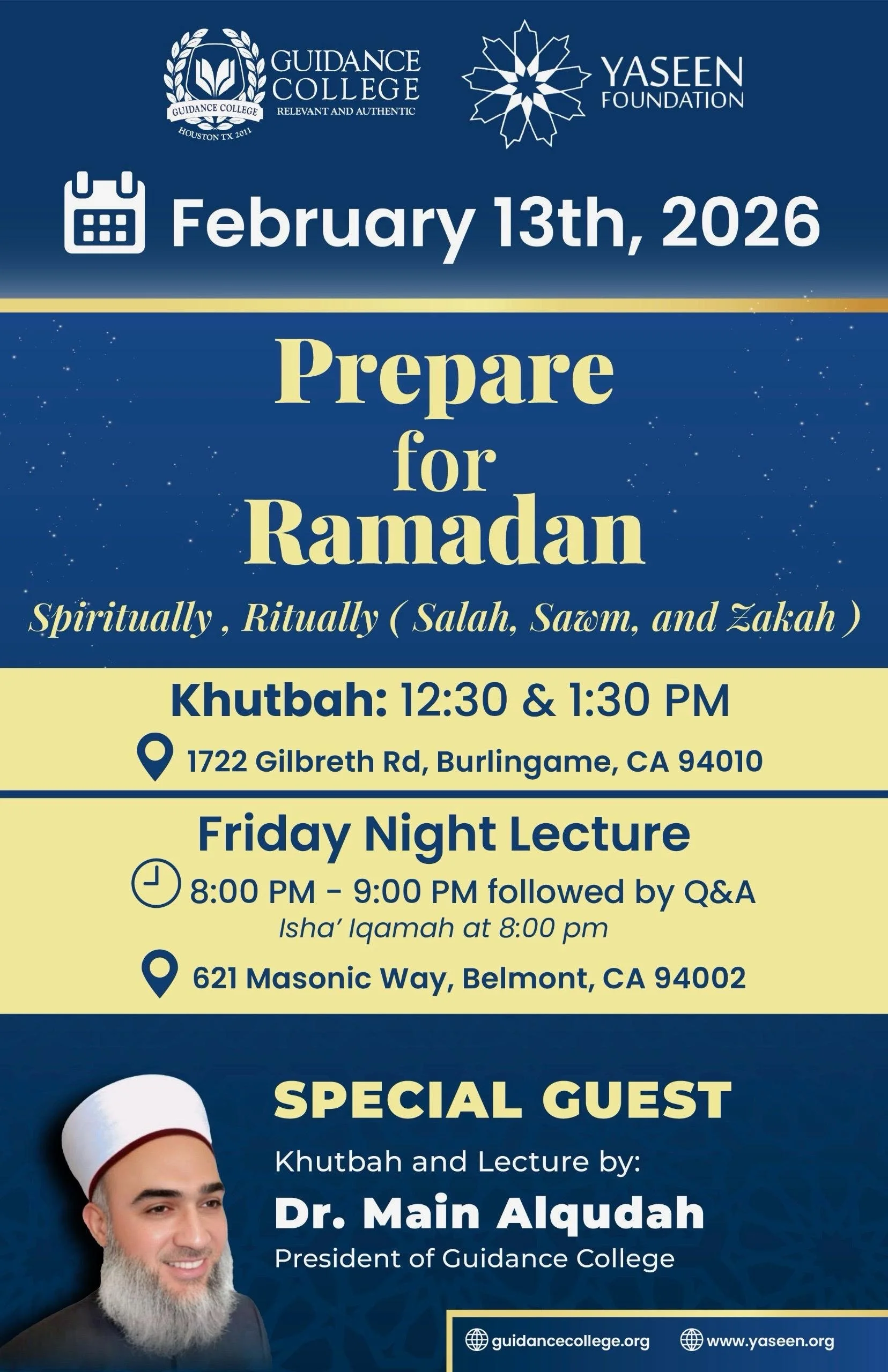 Prepare for Ramadan with Dr. Main Alqudah