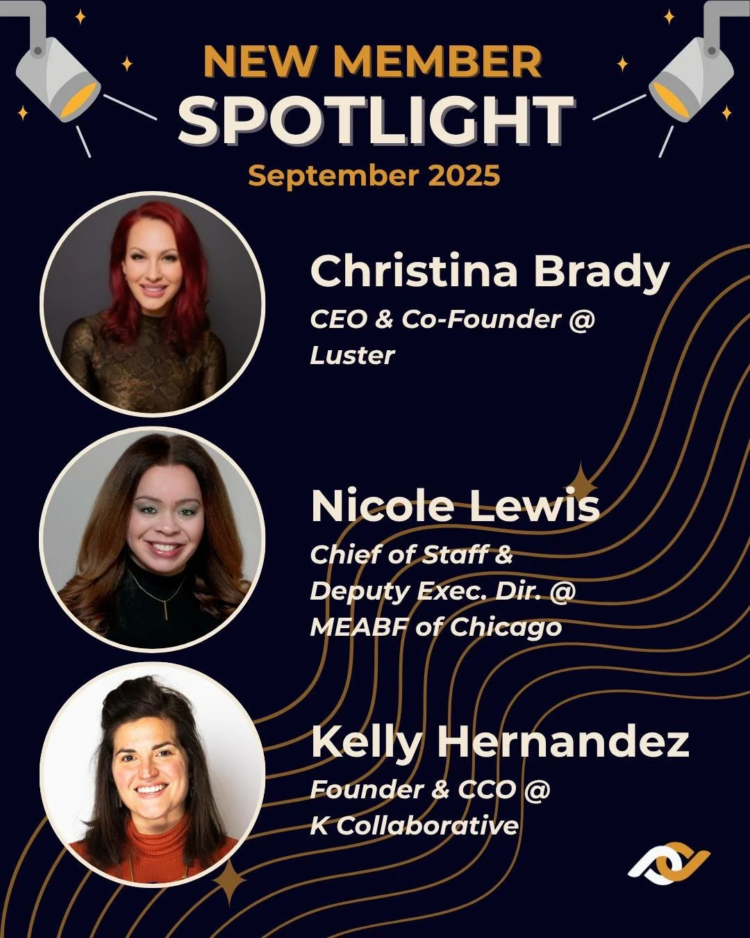 It's that time once again...

...for the 🌟 New Member Spotlight! 🌟

Check out and connect with our newest members from September:

Christina Brady
Nicole Lewis
Kelly Hernandez
Christy Lyons
Nichole Nally

Welcome to PWCC, and thank you for joining 