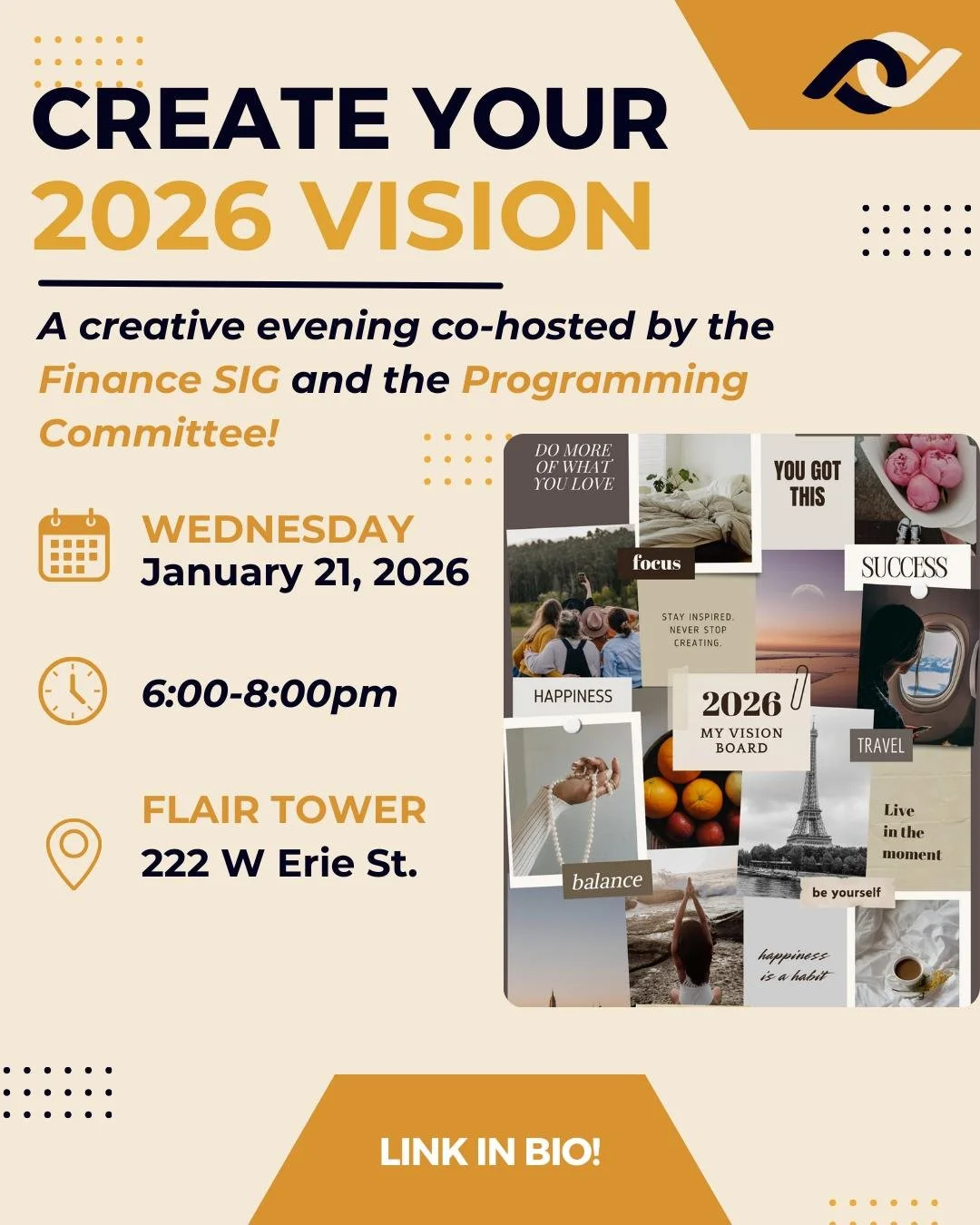 Have you solidified your goals for the new year? Let PWCC support you in crafting a meaningful and motivating vision for 2026! 🚀

Co-led by @jlgeijer and Karie O'Connor, this vision board session will be a collaborative experience where you&rsquo;ll