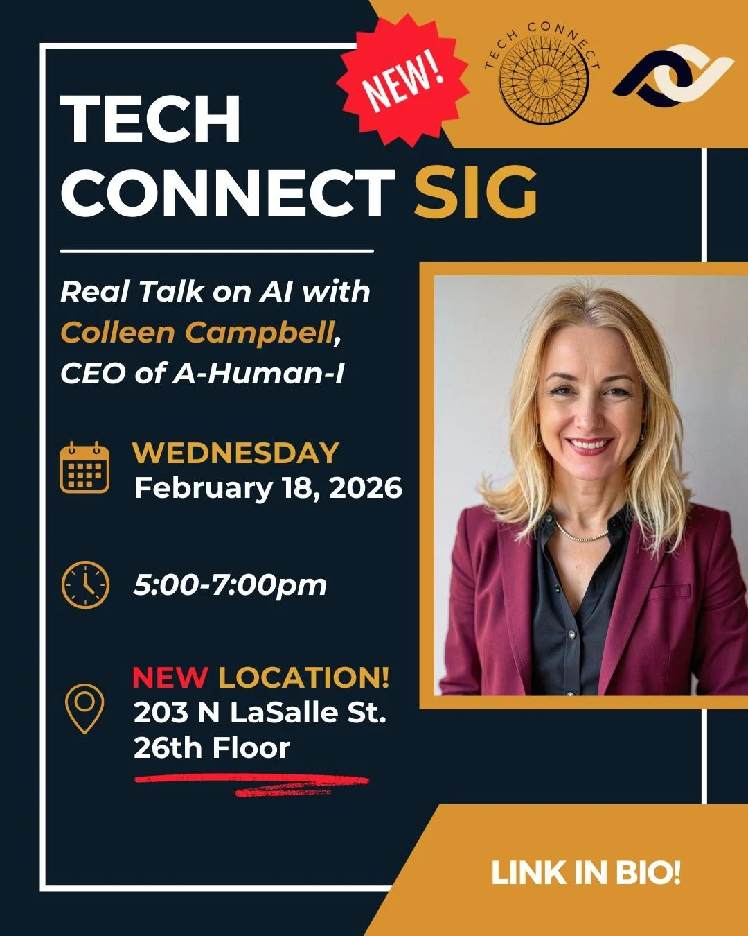 Ladies in tech...this one's for you. Join SIG leads @thewomanscoach, @rgiacalone1, and @mayaleeb at our all-new Tech Connect SIG's first event: Real Talk on AI! 🤩

From Fortune 500 enterprises to entrepreneurial start-ups, artificial intelligence is