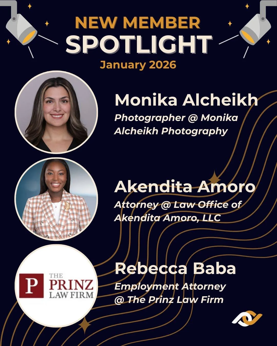It's that time... 

...time for the first 2026 🌟 New Member Spotlight! 🌟

Check out our (many!) new members from January:

Monika Alcheikh (@monika_images)
Akendita Amoro (@lawofficeofakenditaamoro)
Rebecca Baba
Trish Berry
Kay Brown
Noel Buican
Sh