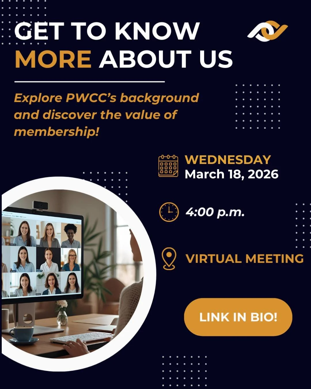 Curious about the Professional Women&rsquo;s Club of Chicago? Join us for a free 30-minute virtual session to learn who we are, what we offer, and why becoming a PWCC member is such a rewarding experience.

You&rsquo;ll discover how PWCC supports pro