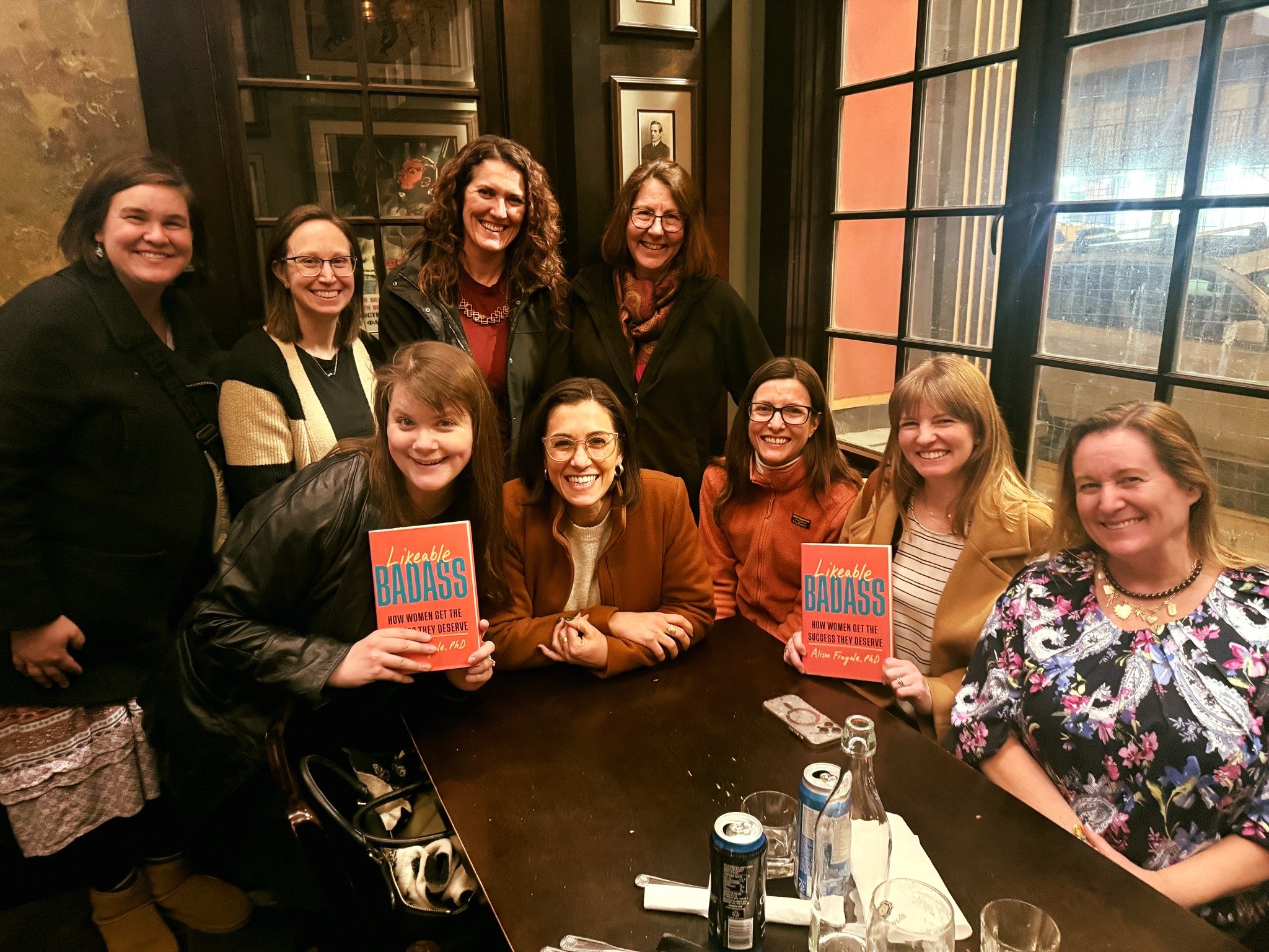 Last week, our Book Club of likeable badasses met up at the Red Lion Pub to close the chapter on Alison Fragale's "Likeable Badass: How Women Get the Success They Deserve." What a great night!

If you missed out, but you also enjoy reading 