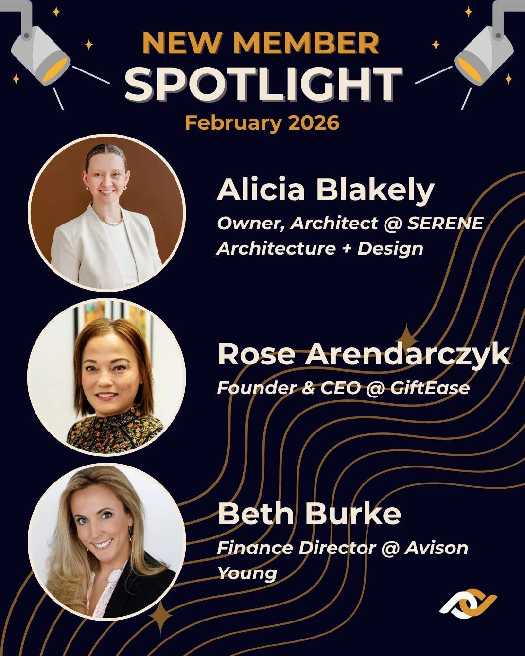 It's that time... 

...time for the New Member Spotlight! 🌟

Check out and connect with our new members from February:

Rose Arendarczyk
Ila Bahuguna-Mehta
Alicia Blakely
Beth Burke
Jacqueline Casto
Emily Plagman-Frank
Katelyn Foehner
Colette Gabrie