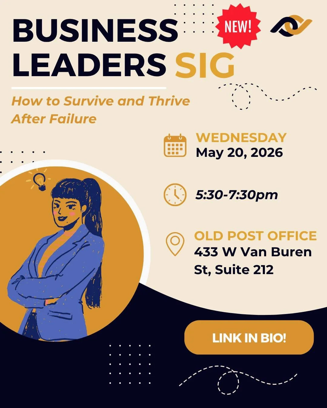 If you&rsquo;re leading, you&rsquo;ve failed. 😬

Not always publicly. Not always dramatically. But maybe in the decisions you'd redo, or the pivots that you just didn't see coming.

Join the new Business Leaders SIG for a panel that brings together 
