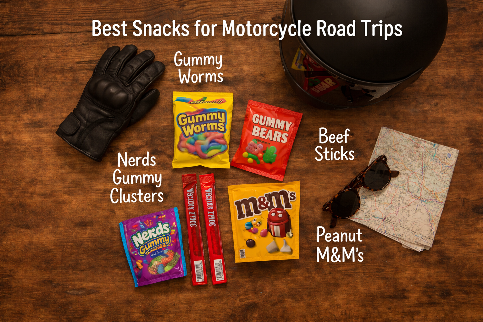 Best Snacks for Motorcycle Road Trips: The Passenger Princess Survival Kit