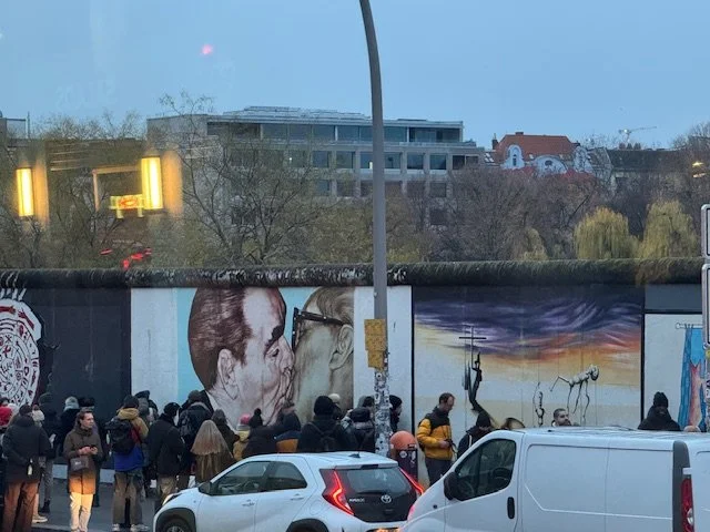 Section of the Berlin Wall at the East Side Gallery