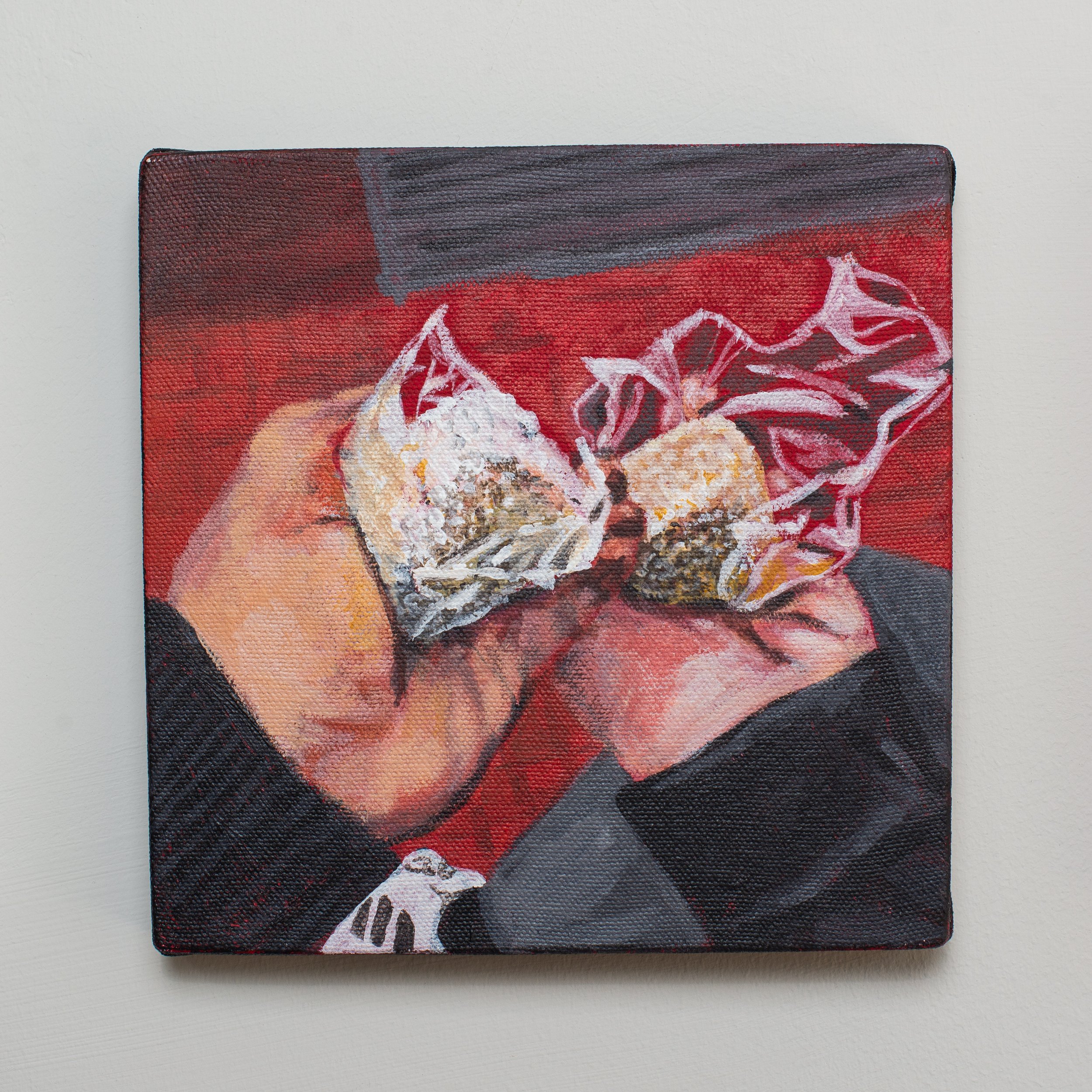 Yo contigo, tú conmigo #19
2024
Acrylic on canvas, 15 x 15 cm