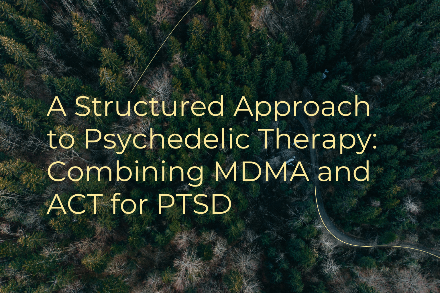 A Structured Approach to Psychedelic Therapy: Combining MDMA and ACT for PTSD&nbsp;