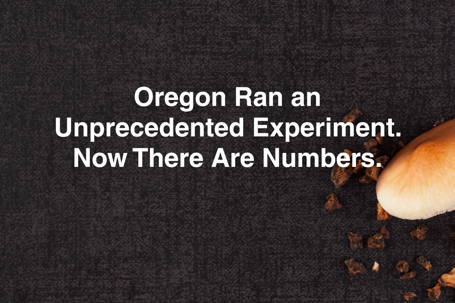 Oregon Ran an Unprecedented Experiment. Now There Are Numbers.&nbsp;