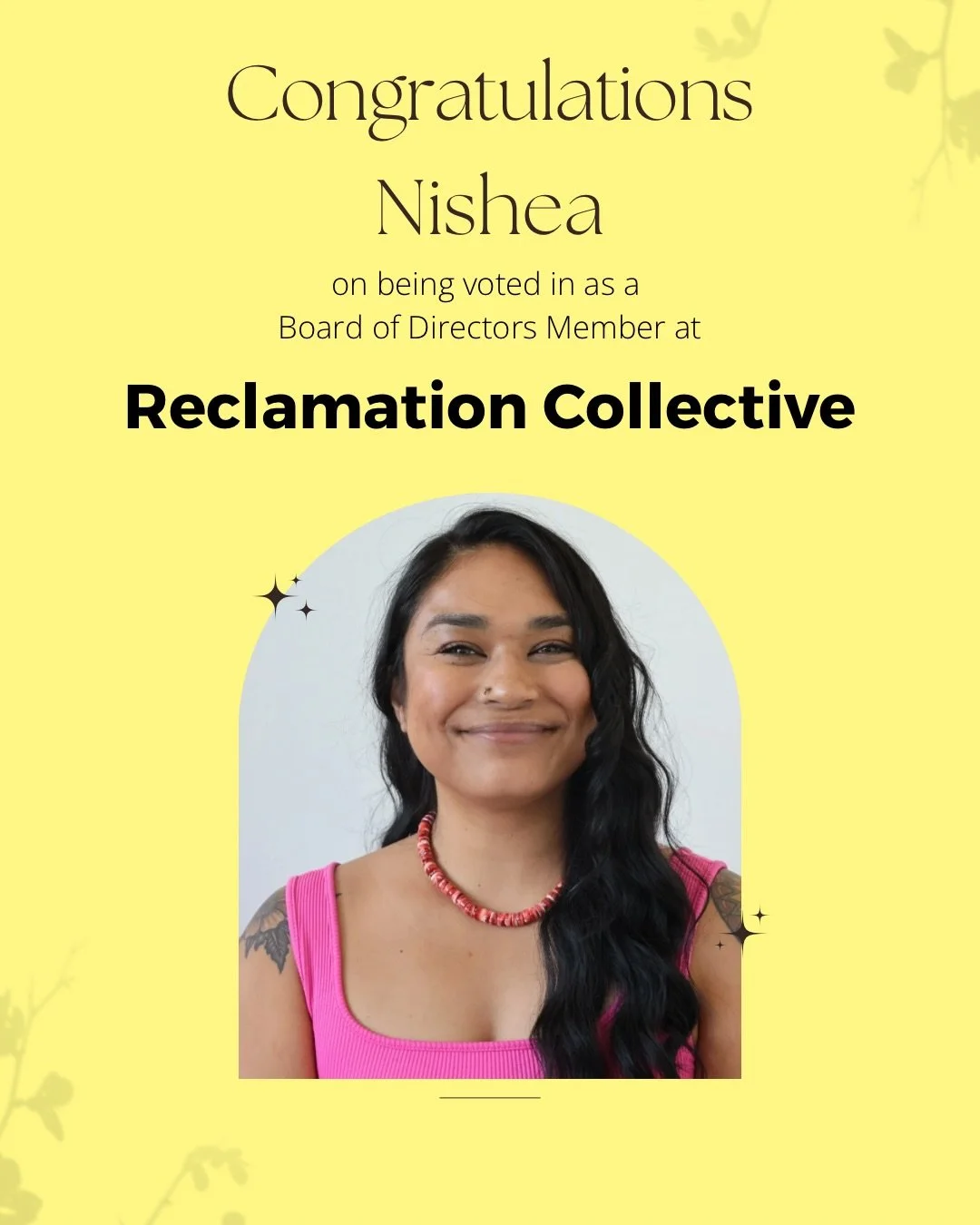 Congratulations @nishea.trinidad on being appointed to the Board of Directors for @reclamationcollective!  We are so proud of you. 

With Nishea&rsquo;s lived experience in religious and spiritual abuse along with her expertise in abuse disclosure, M
