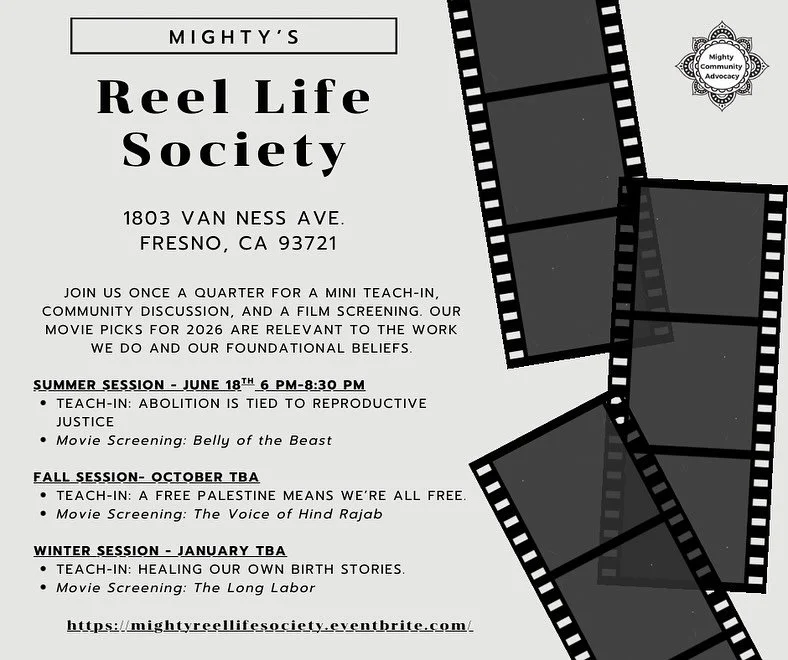 This summer we are hosting our first Reel Life Society Session. 

What&rsquo;s Mighty&rsquo;s Reel Life Society?  Think of it as a book 📕 club but for film and movies 🎥 . We will gather for a mini teach-in, some discussion on the topic, and a scree