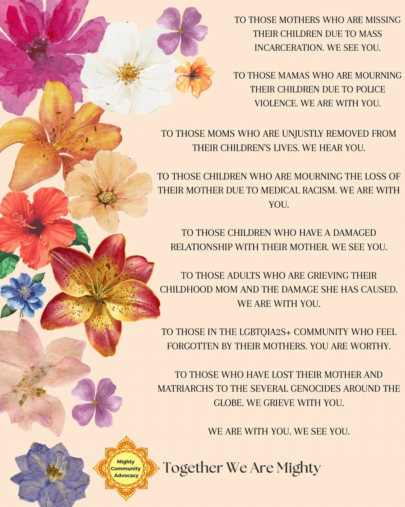 To those with complicated feelings on Mother&rsquo;s Day, we see you. Please be gentle and kind to yourself today.