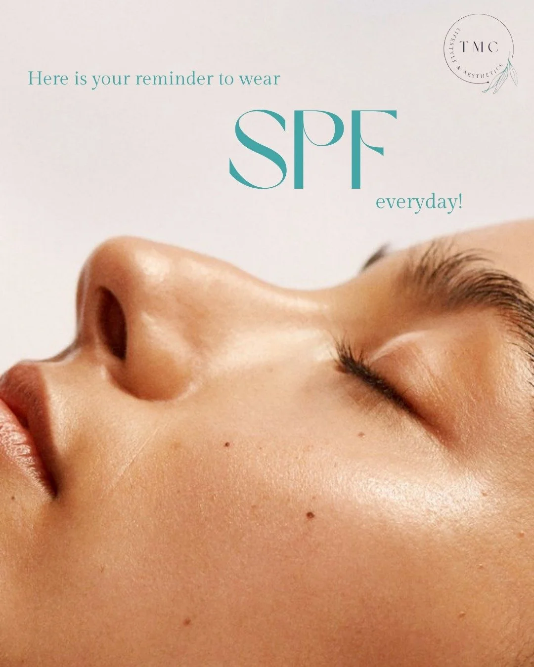 Here is your friendly, and forceful, reminder to wear SPF every single day! ☀️

While some people only think about sunscreen when the weather is hot and the sun is shining, SPF products should not be seasonal. 

SPF products are an all year round ess