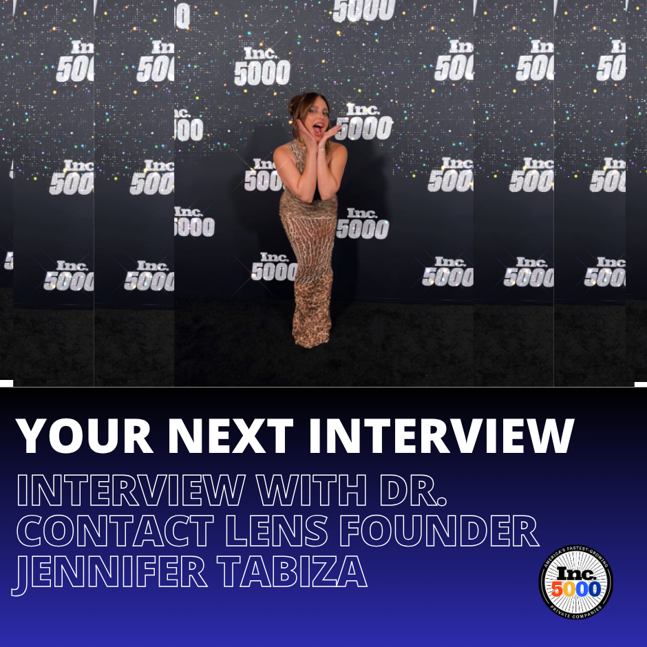 INC5000 winner Jennifer Tabiza for DR. Contact Lens