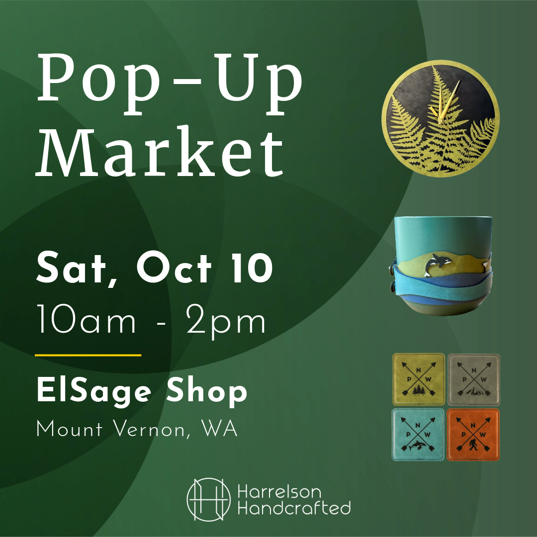 ElSage Pop Up Market on Saturday, October 10th