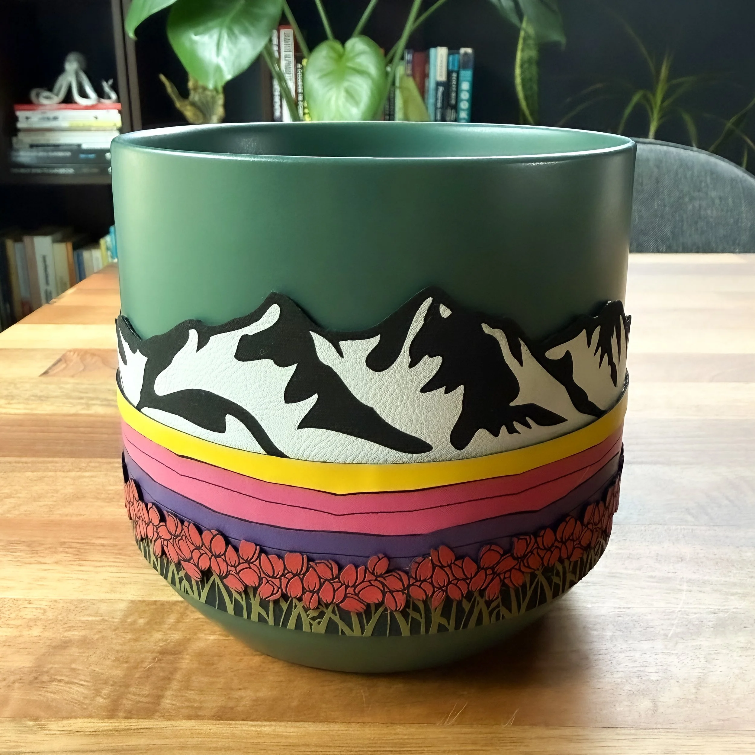 Plantscapes | Vegan Leather Wraps for your Plant Pots