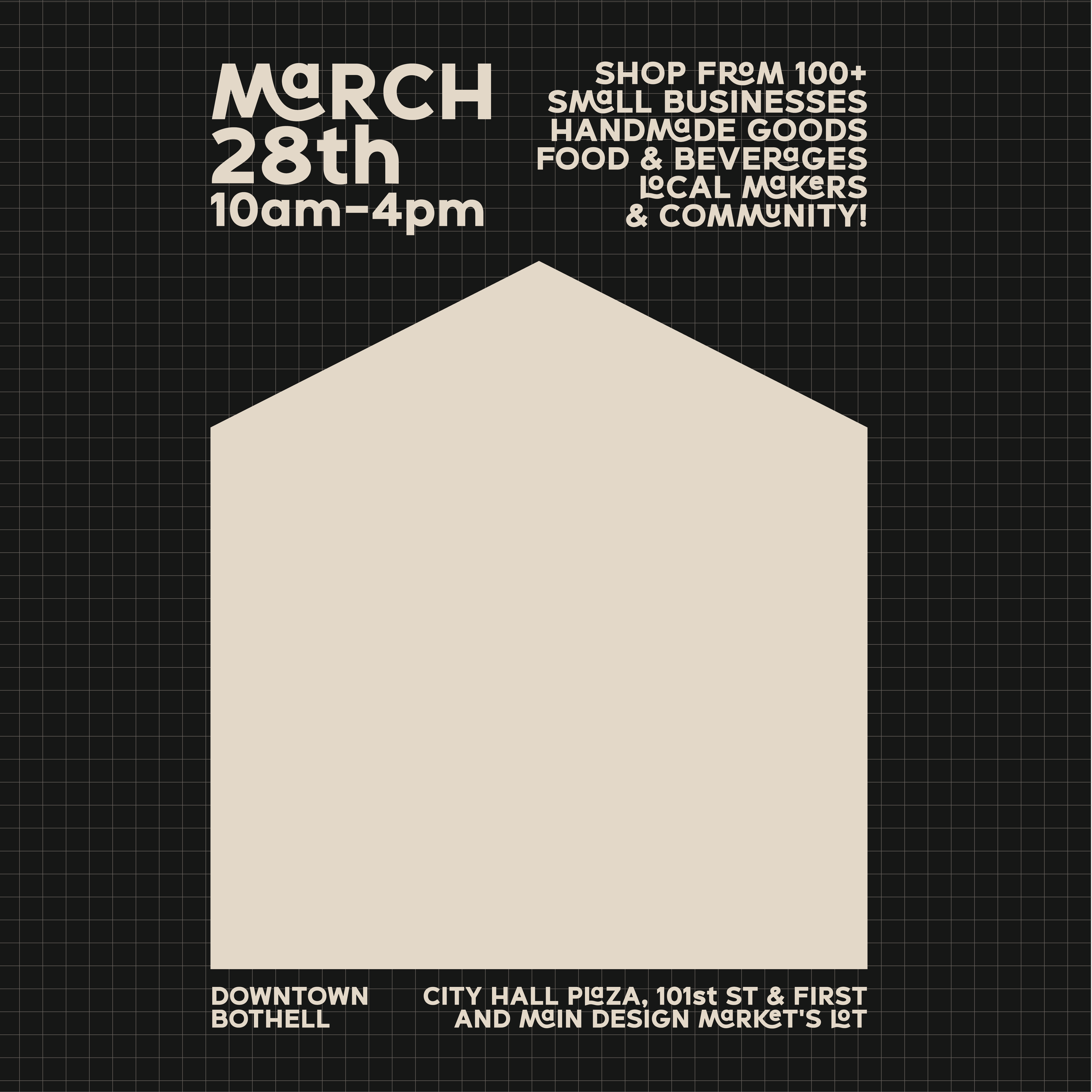 Making Local Market event in downtown Bothell on March 28th