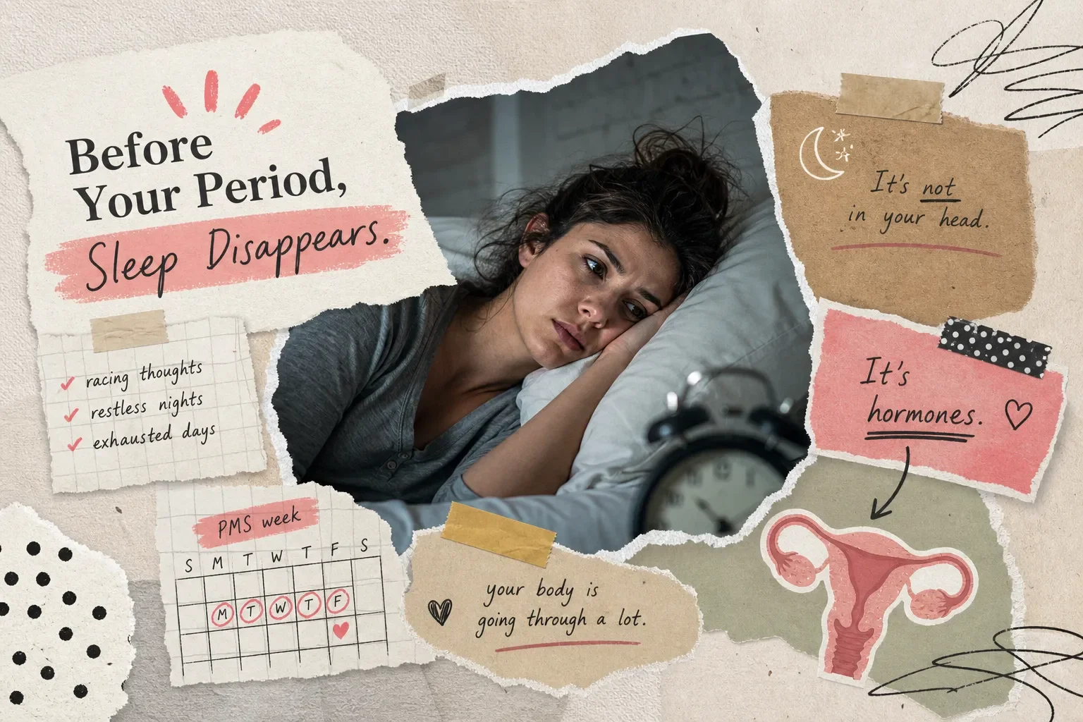Hormonal Insomnia in Women: Why You Can't Sleep Before Your Period