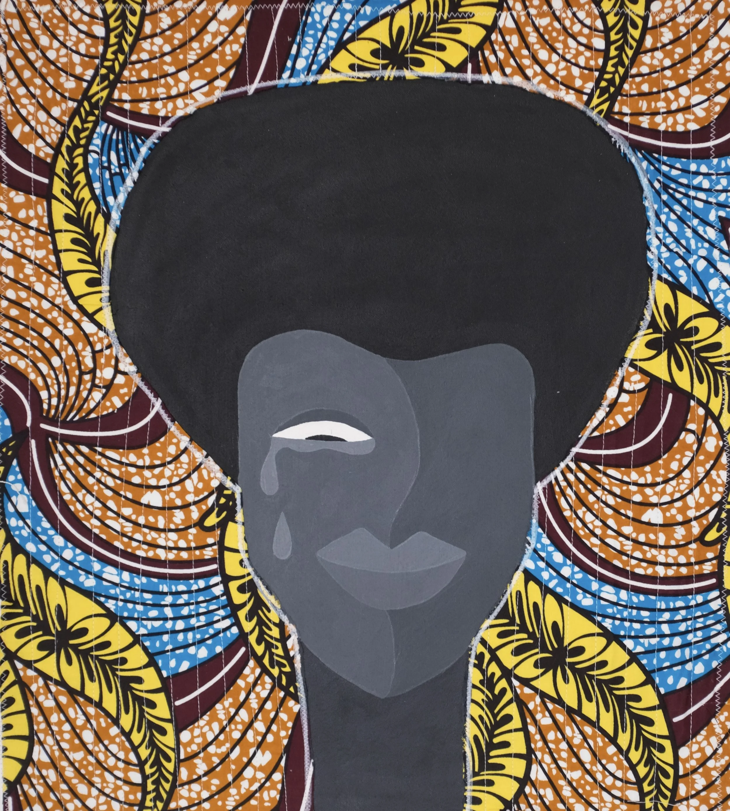 Through, 2024 (1:2).  (24" x 21.5") 