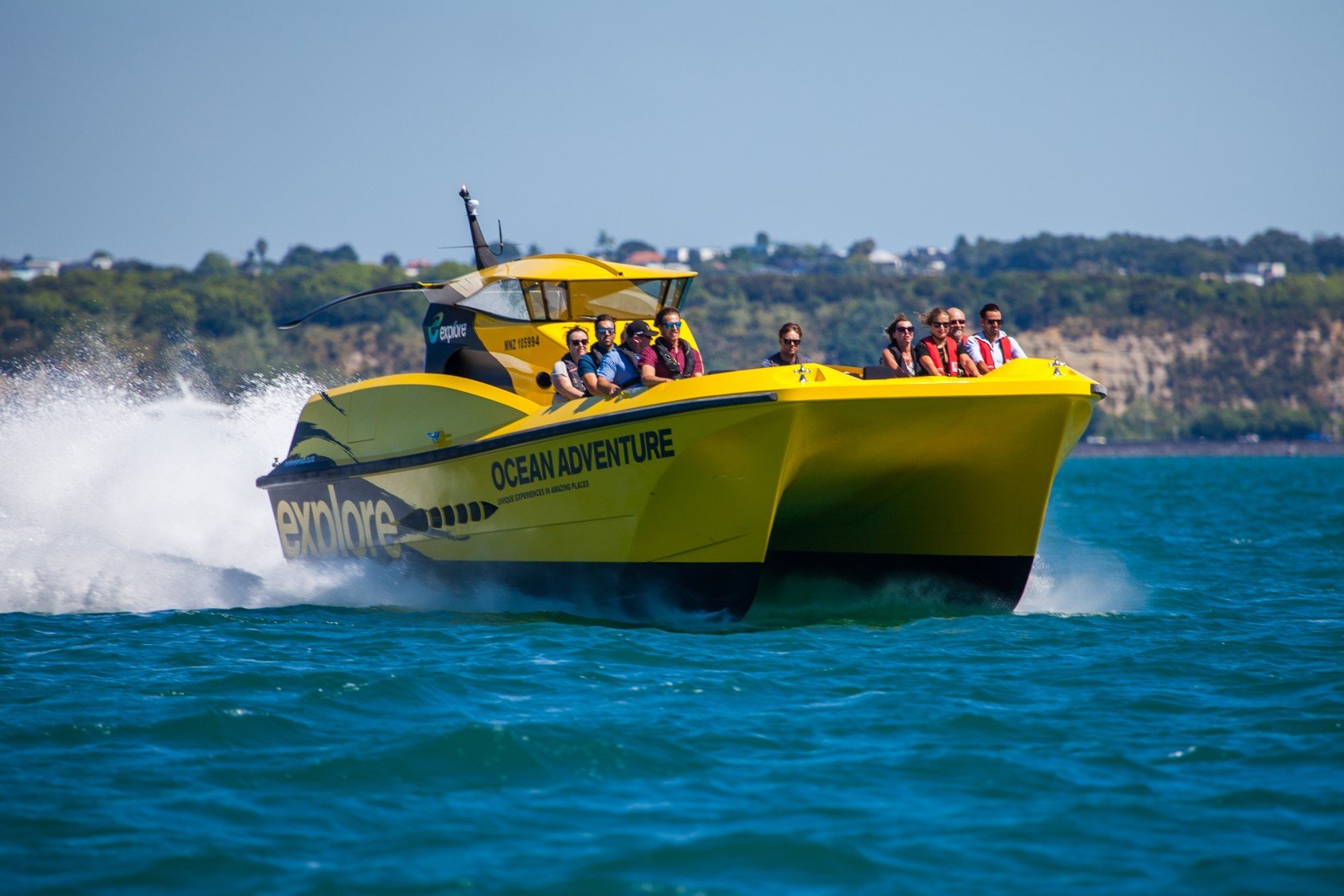 Fast Power Catamaran