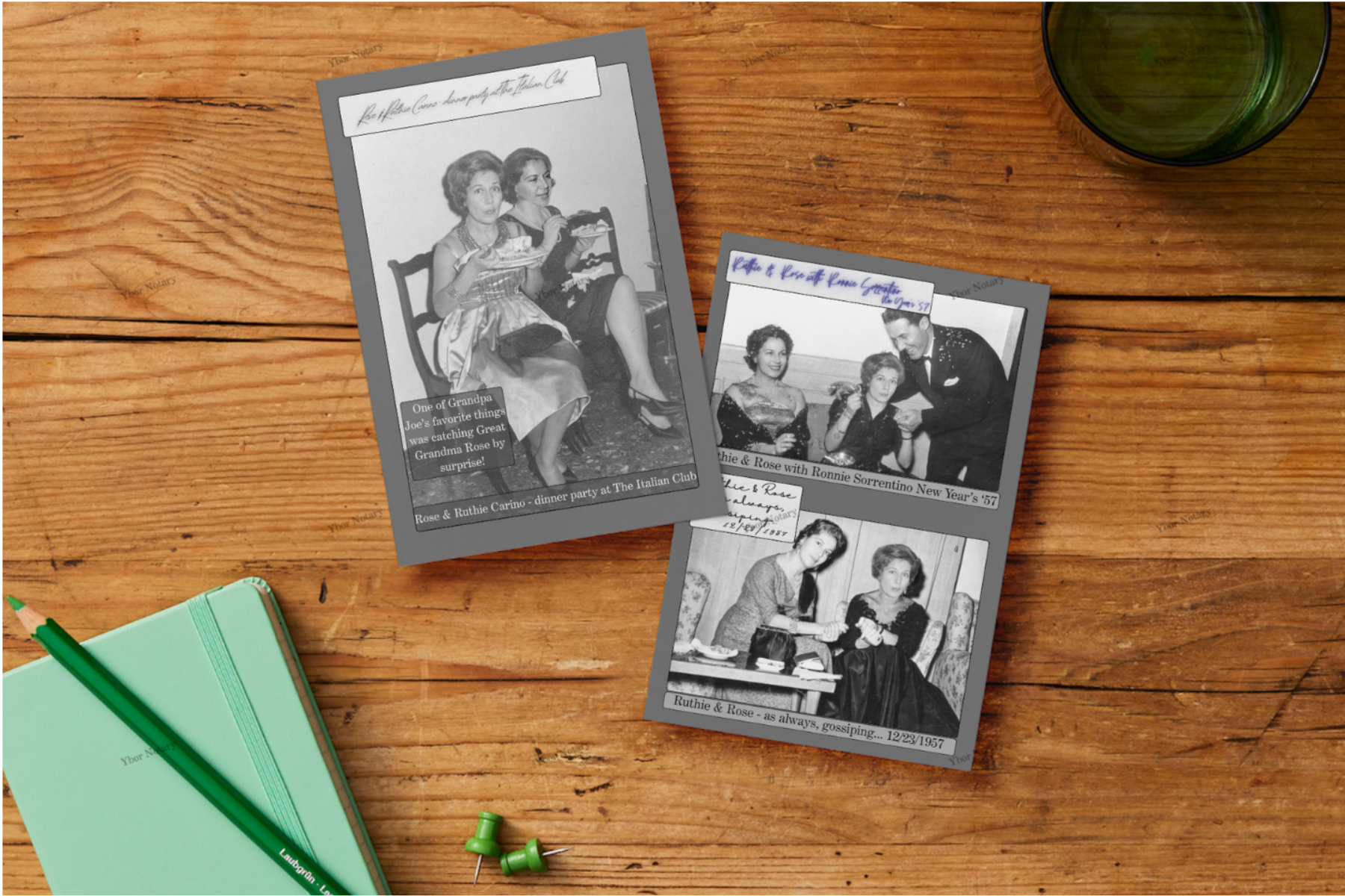 Family Photo and Cursive Transcription Legacy