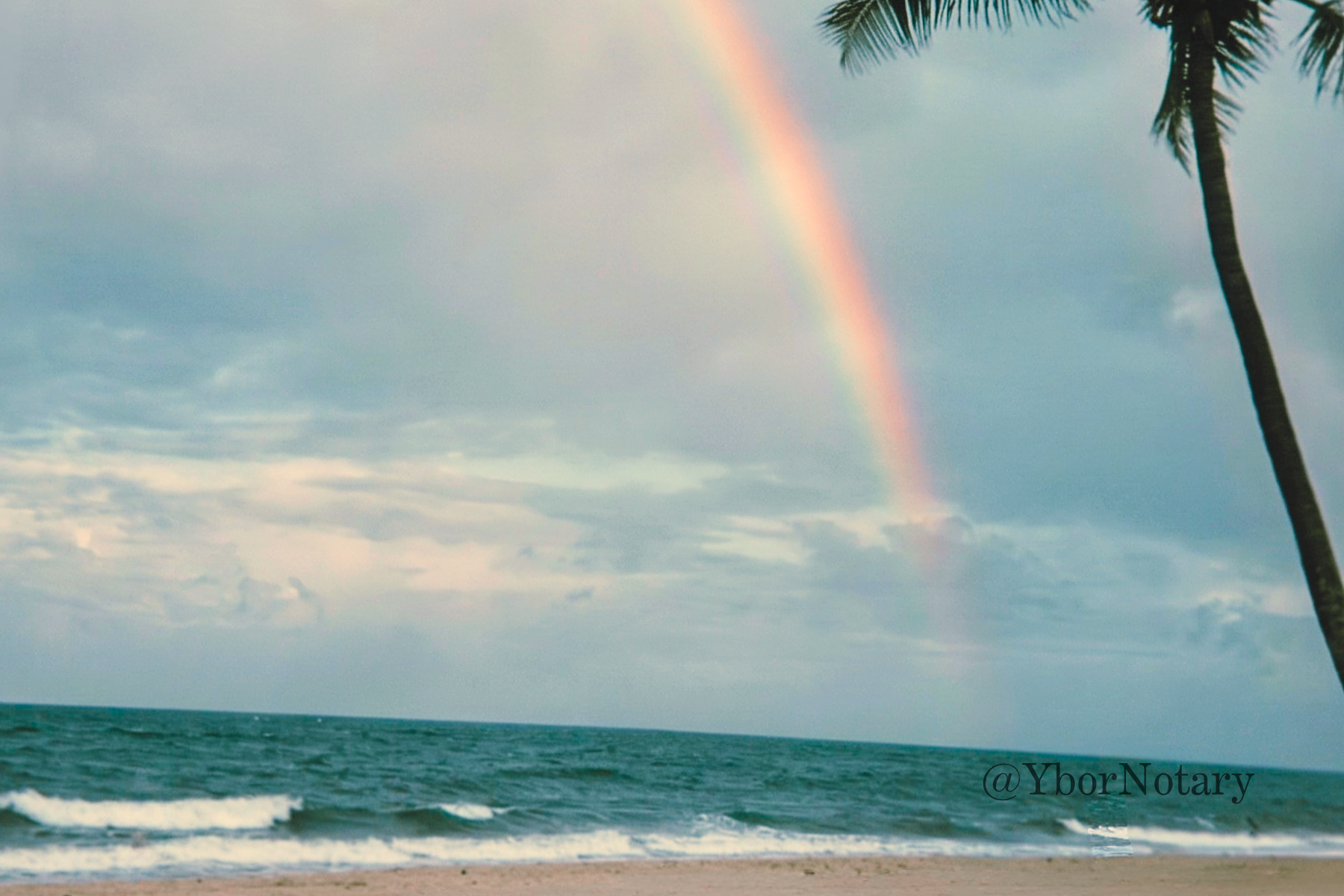Delray Beach - Rainbow - 1969 - @YborNotary