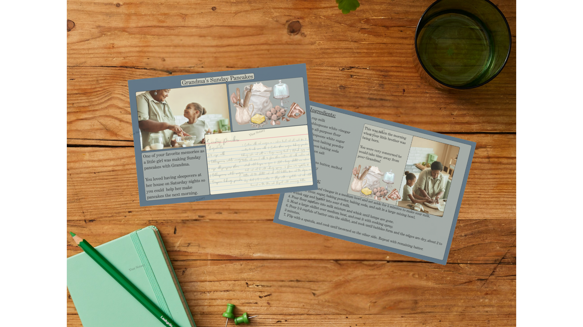 Recipe Card - Legacy - Horizontal