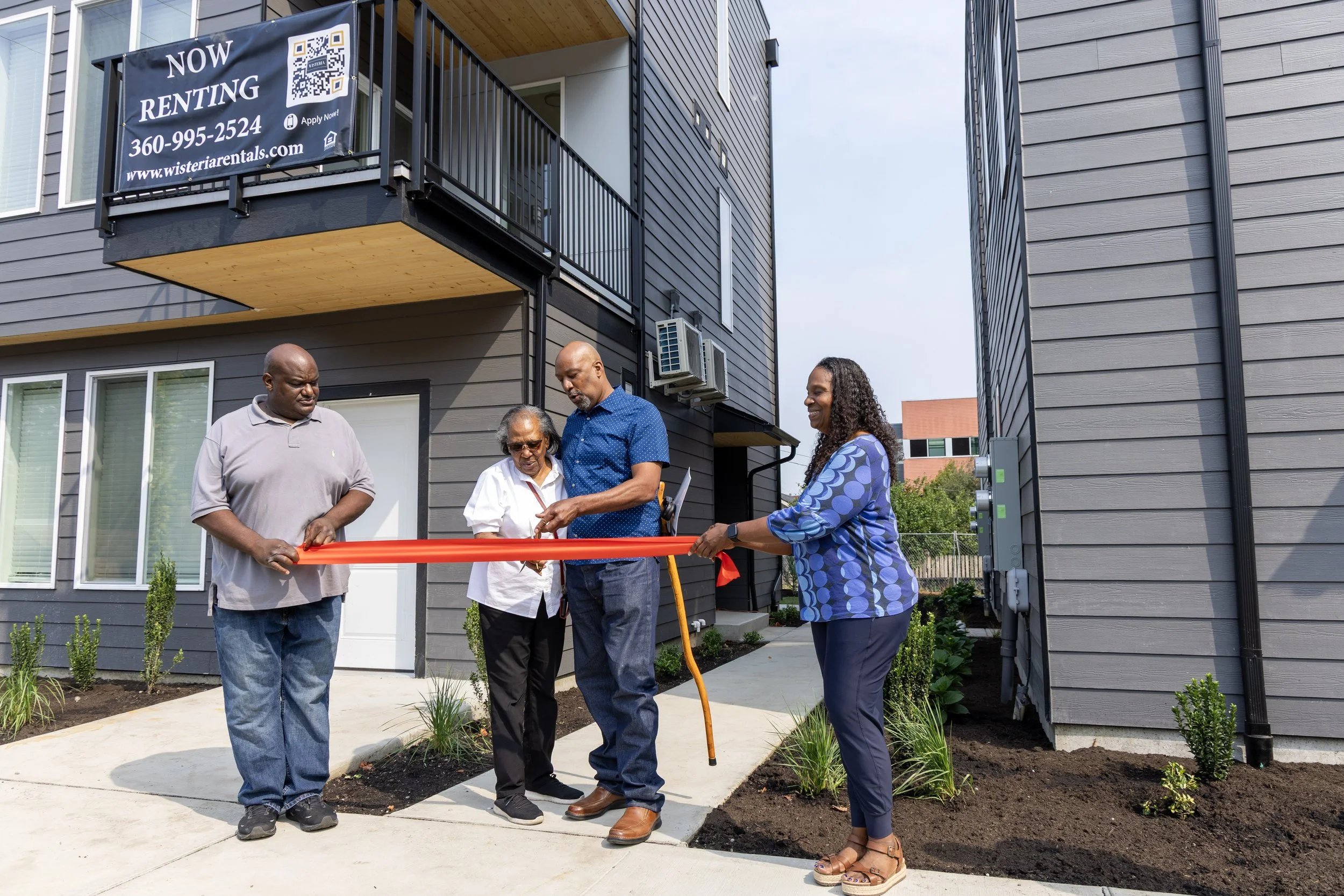 Christopher Brown Leads 10-Unit Housing Community in East Tacoma: Ruth's Landing Ribbon Cutting