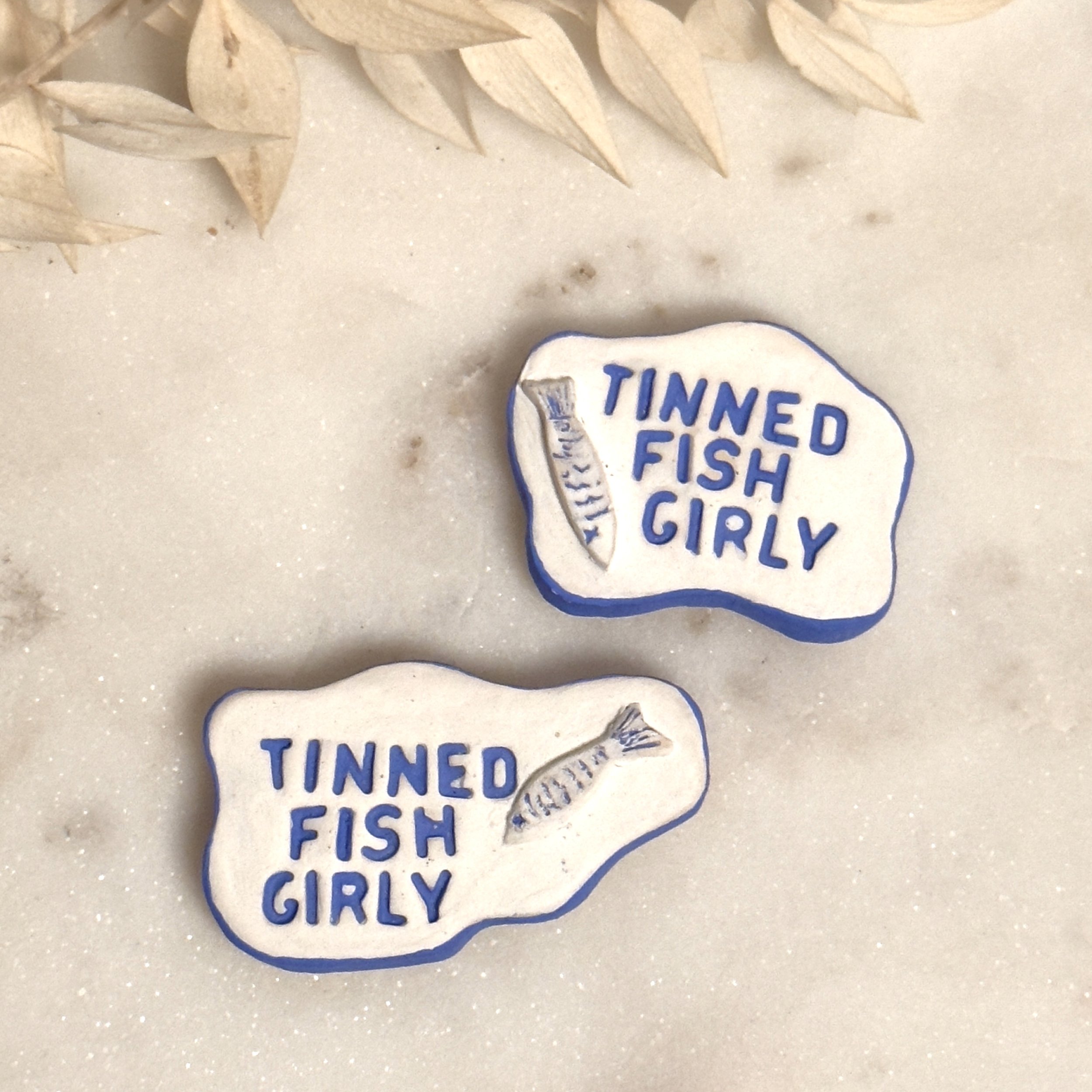 Tinned Fish Girly Magnet