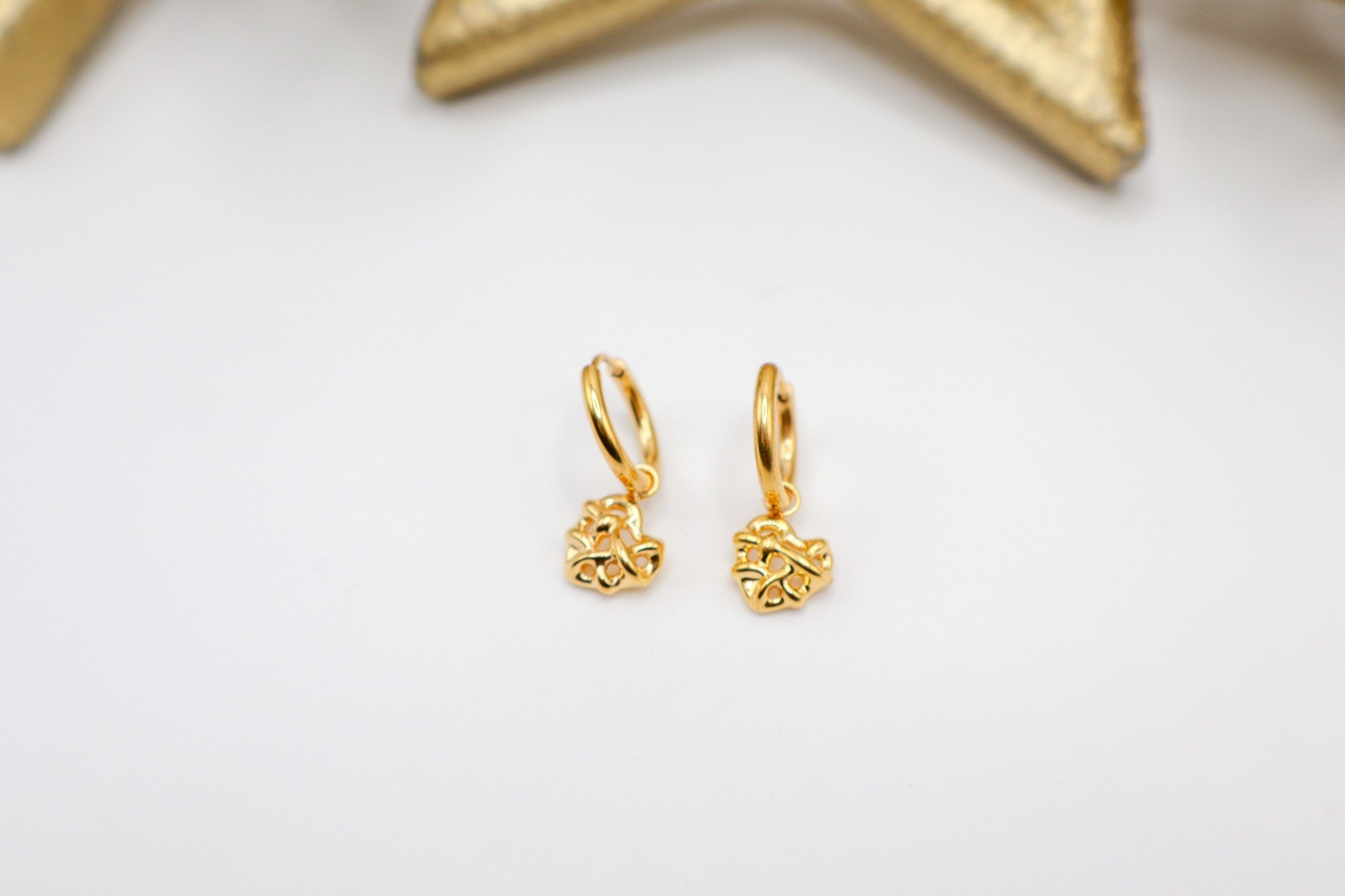 Abstract Heart Pies Earrings