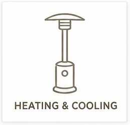 Heating & Cooling rental icon — Los Angeles & Orange County