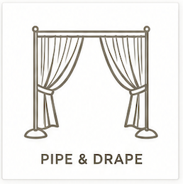 Pipe and drape rental icon — Los Angeles & Orange County