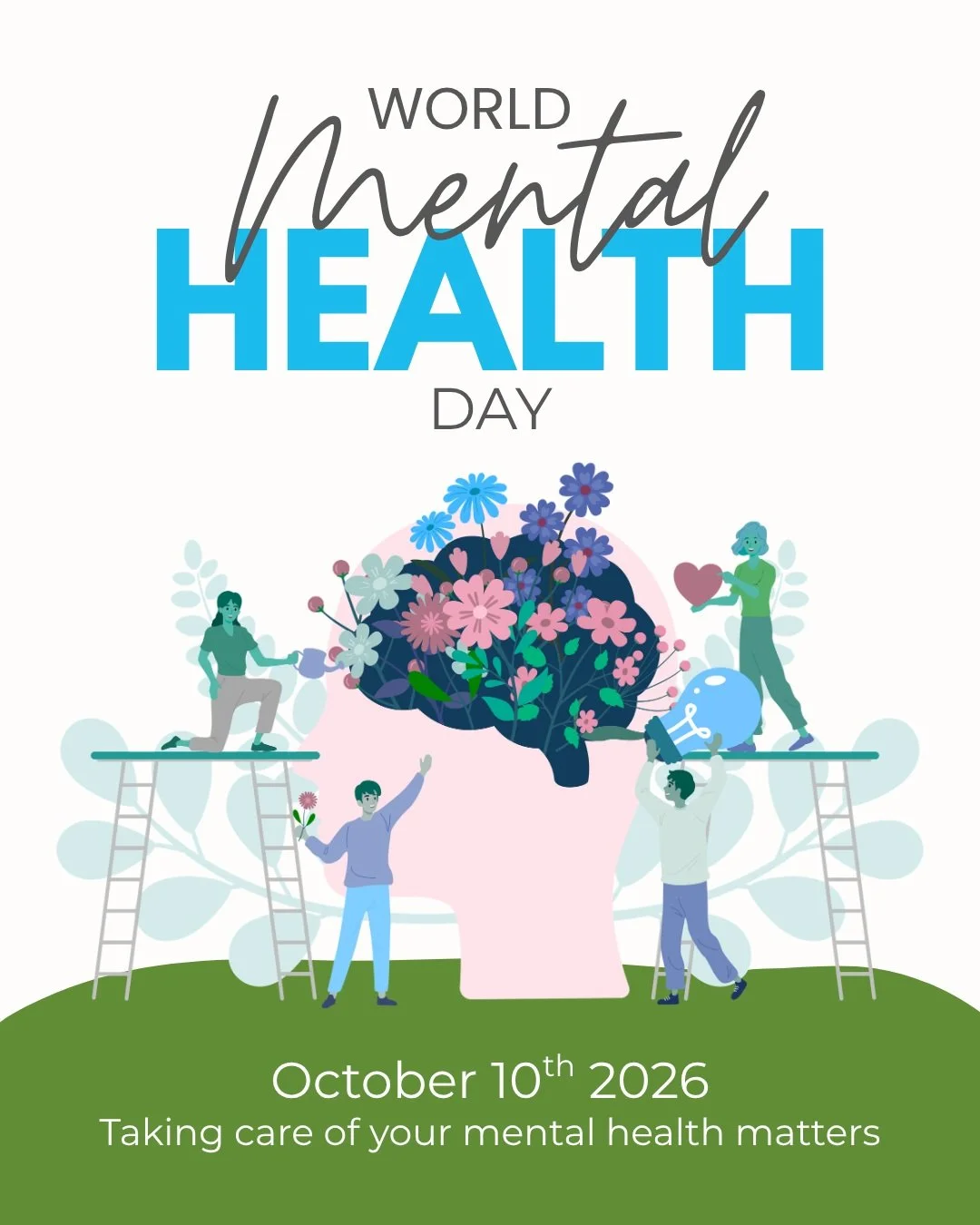 Today is World Mental Health Day - 1 in 5 Australians aged 16&ndash;85 experience a mental disorder in their lives. 

Mental and substance use disorders account for around 15% of Australia&rsquo;s total burden of disease, and globally, nearly 1 in 7 