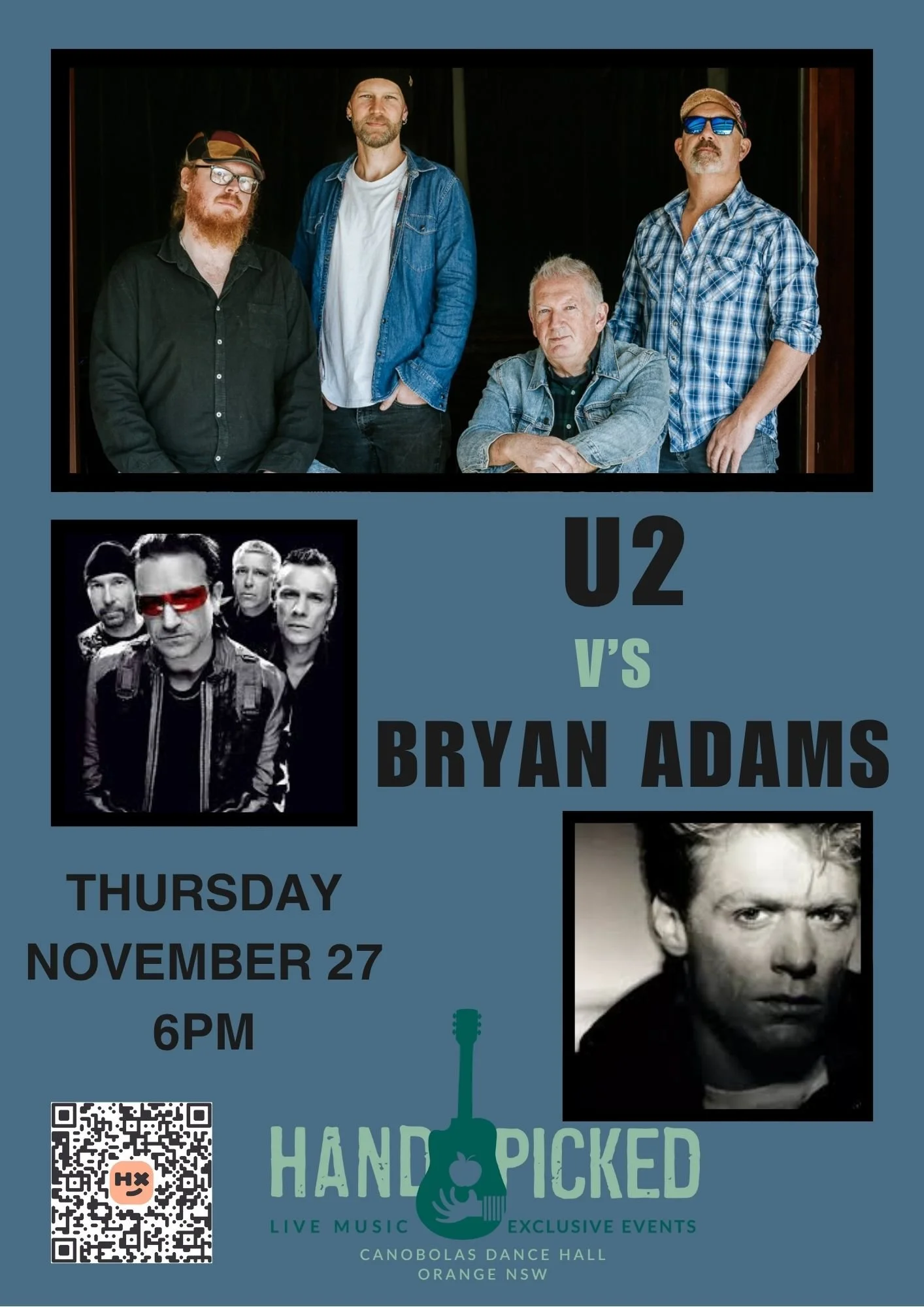 U2 v’s Bryan Adams