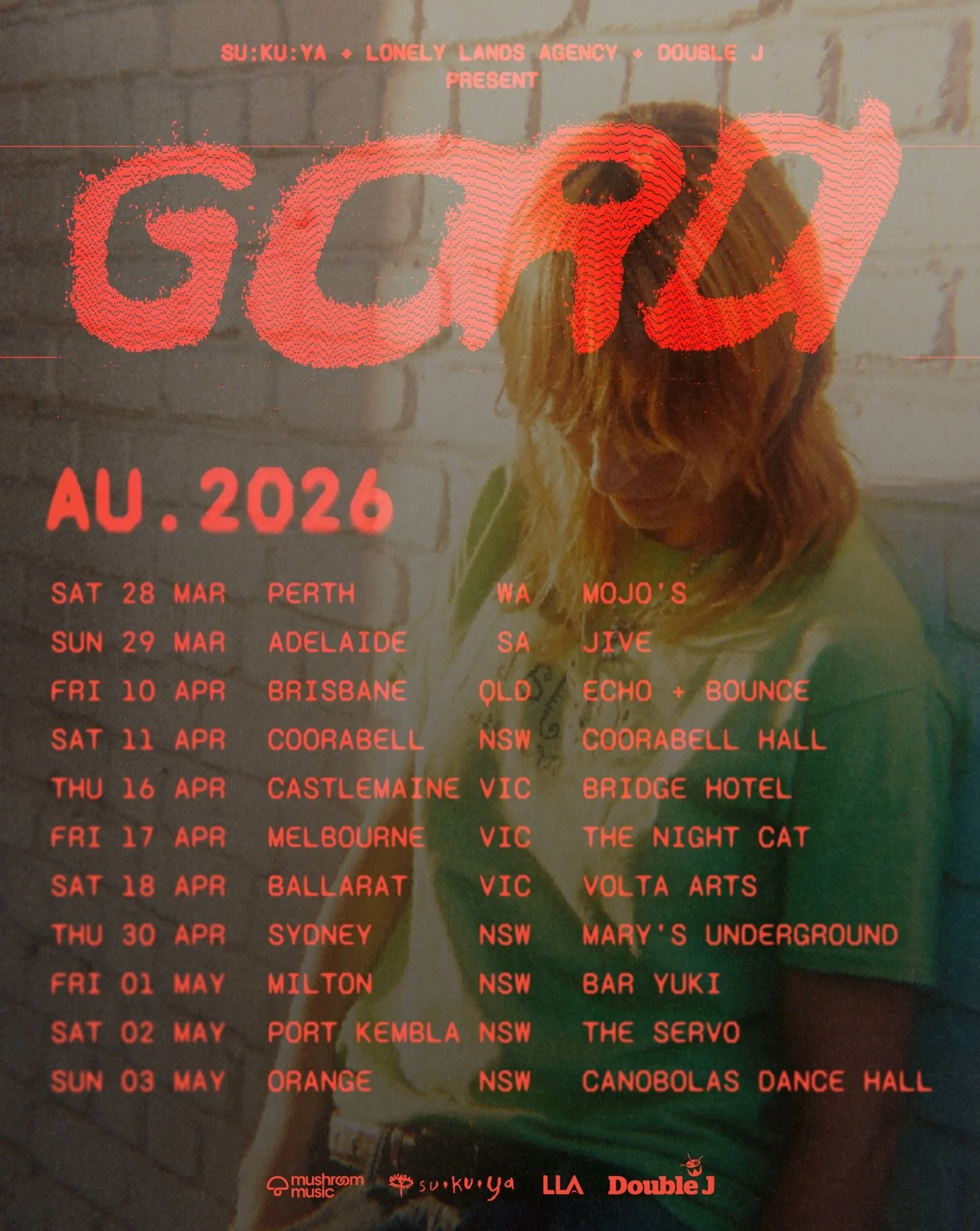 We are excited to announce superstar Aussie artist @gordimusic is bringing her show to the Dance Hall on Sunday, May 3.

Gordi is a true #orangeregion local, hailing from Canowindra and the show is already half sold, so click the link in bio so you d