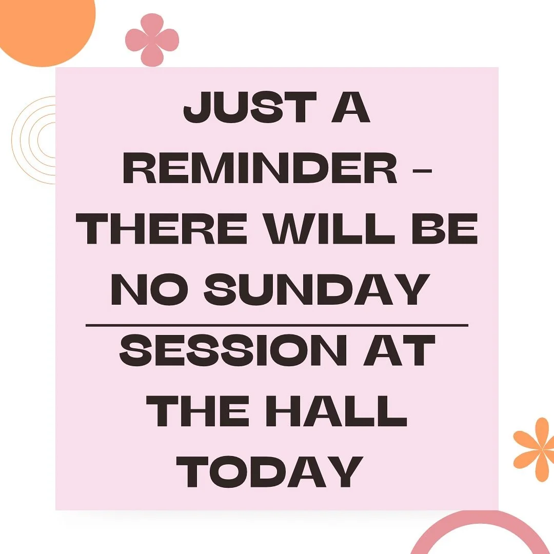 Although our Sunday sessions have traditionally been running on the second Sunday of the month, there is a private function booked at the Dance Hall today, so just a reminder not to visit us today 😀 
Apologies for any confusion 🙏🏼

Enjoy the beaut
