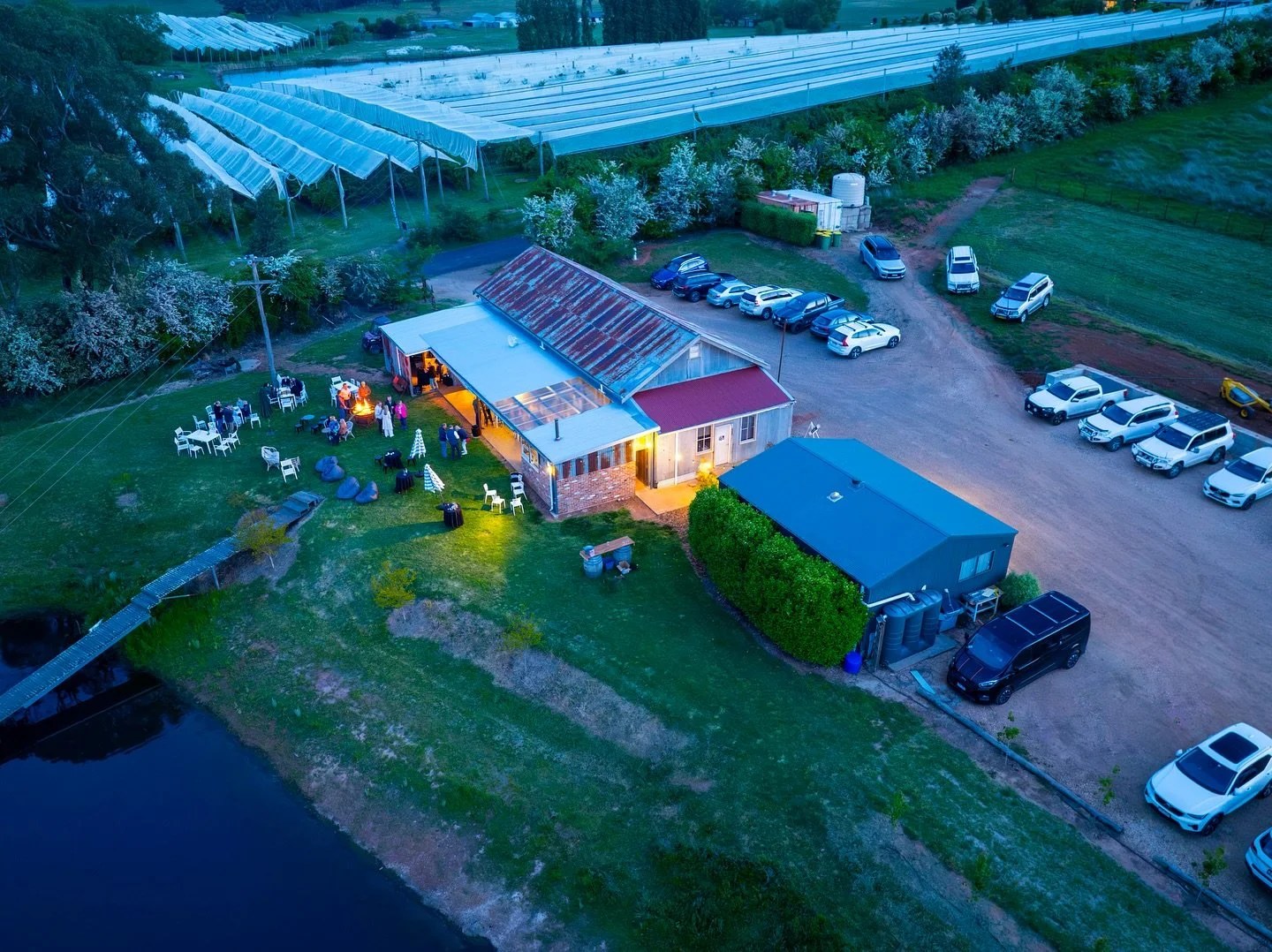 Our beautiful hall is set amongst the picturesque @biteriot orchards and is available for weddings, parties, live music gigs and just about any function you can dream up! 

DM us to book the coolest venue I. #orangensw