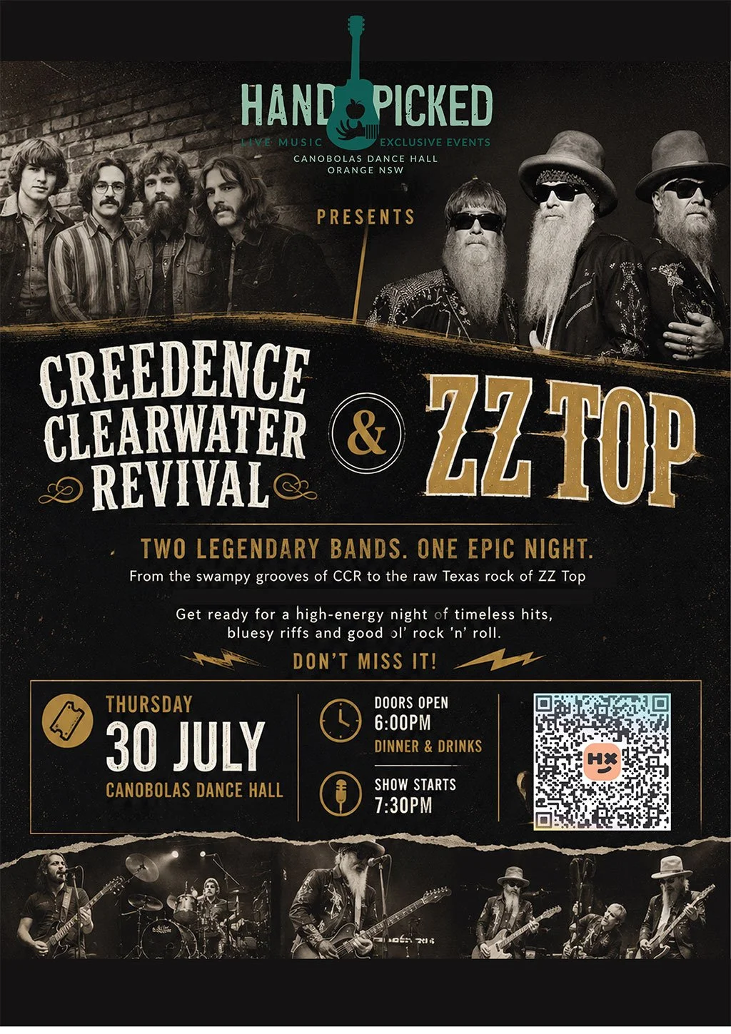 Creedence Clearwater Revival &amp; ZZ Top Tribute Night