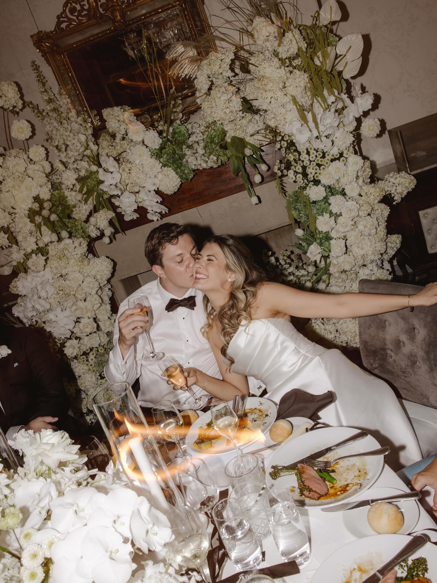 This was a really fun one - Ella &amp; Austin 🤍

Venue @gunnersbarracks 
Celebrant &amp; MC @marriedbyadam 
Photo team @alexmarksphotography 
Video @joyridefilms 
Ceremony music @thezancs 
Flowers @theflowerpursuit 
Reception music @scottysax 
Roami