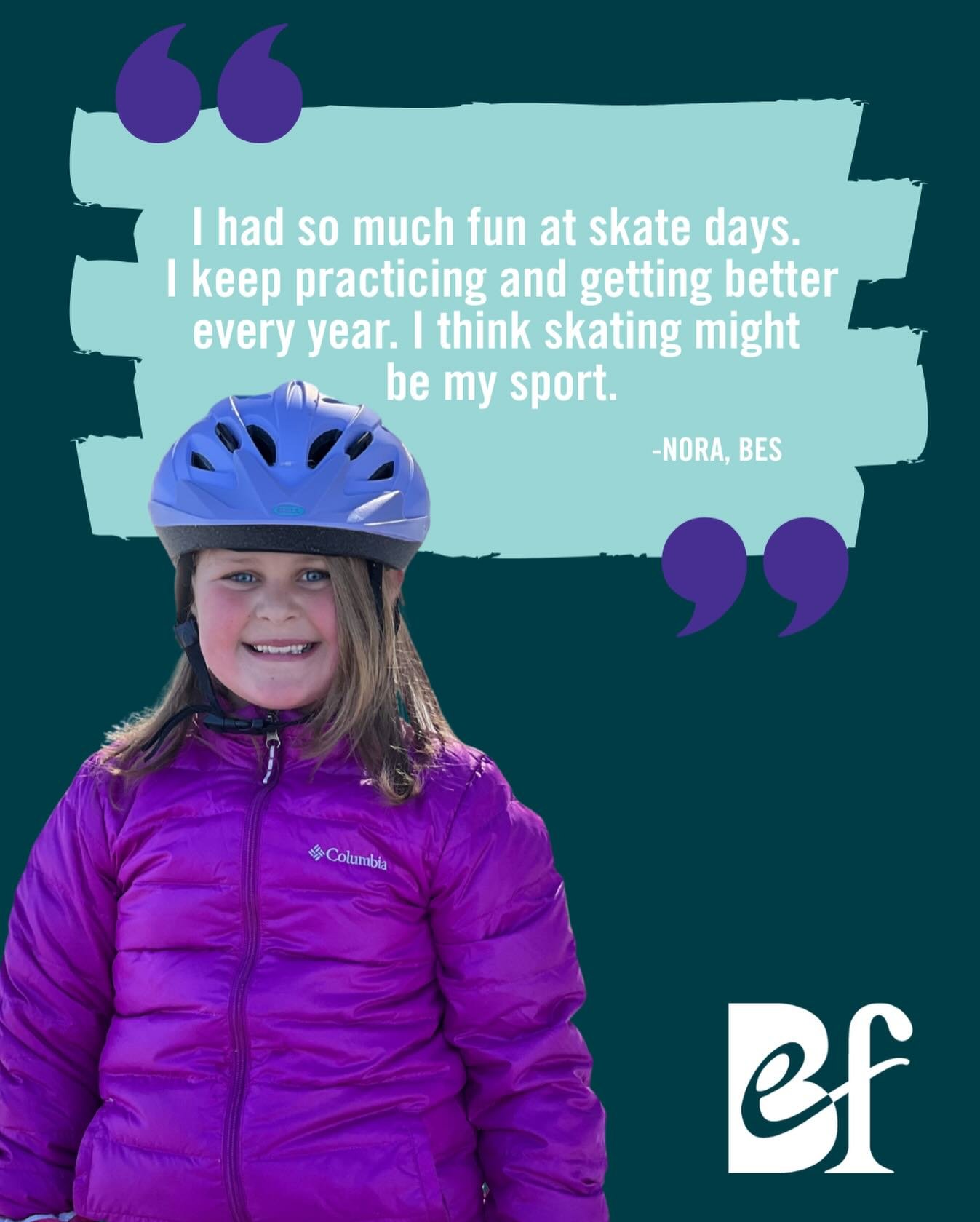 Nora&rsquo;s smile says it all! Skating days are becoming a true highlight at @basaltelementaryschool! Her confidence grows each year, and she&rsquo;s starting to discover that skating might just be her sport. Proud moments like this are exactly why 
