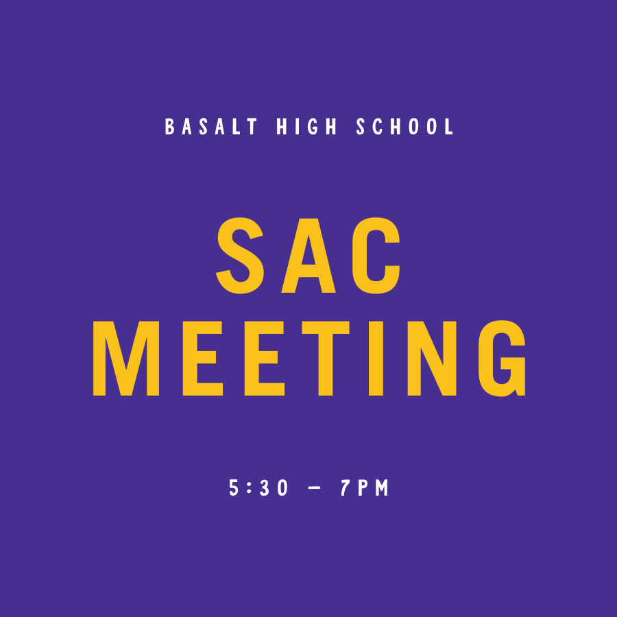 BHS SAC Meeting