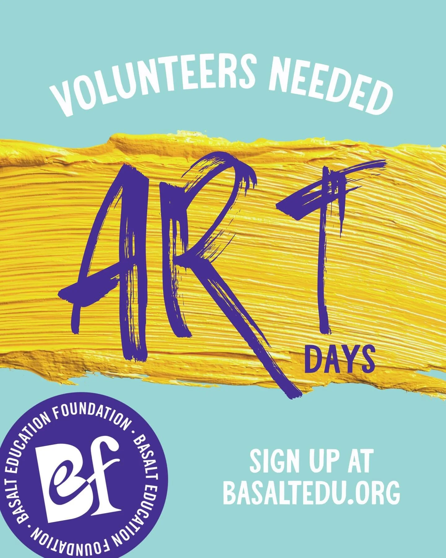 Calling all Art Days helpers! 🎨

We are looking for volunteers for 2nd Grade Art Days on Wednesday, April 8, and need a few more helping hands to make the day happen for our students.

It is a fun way to be part of the school day, support our kids, 