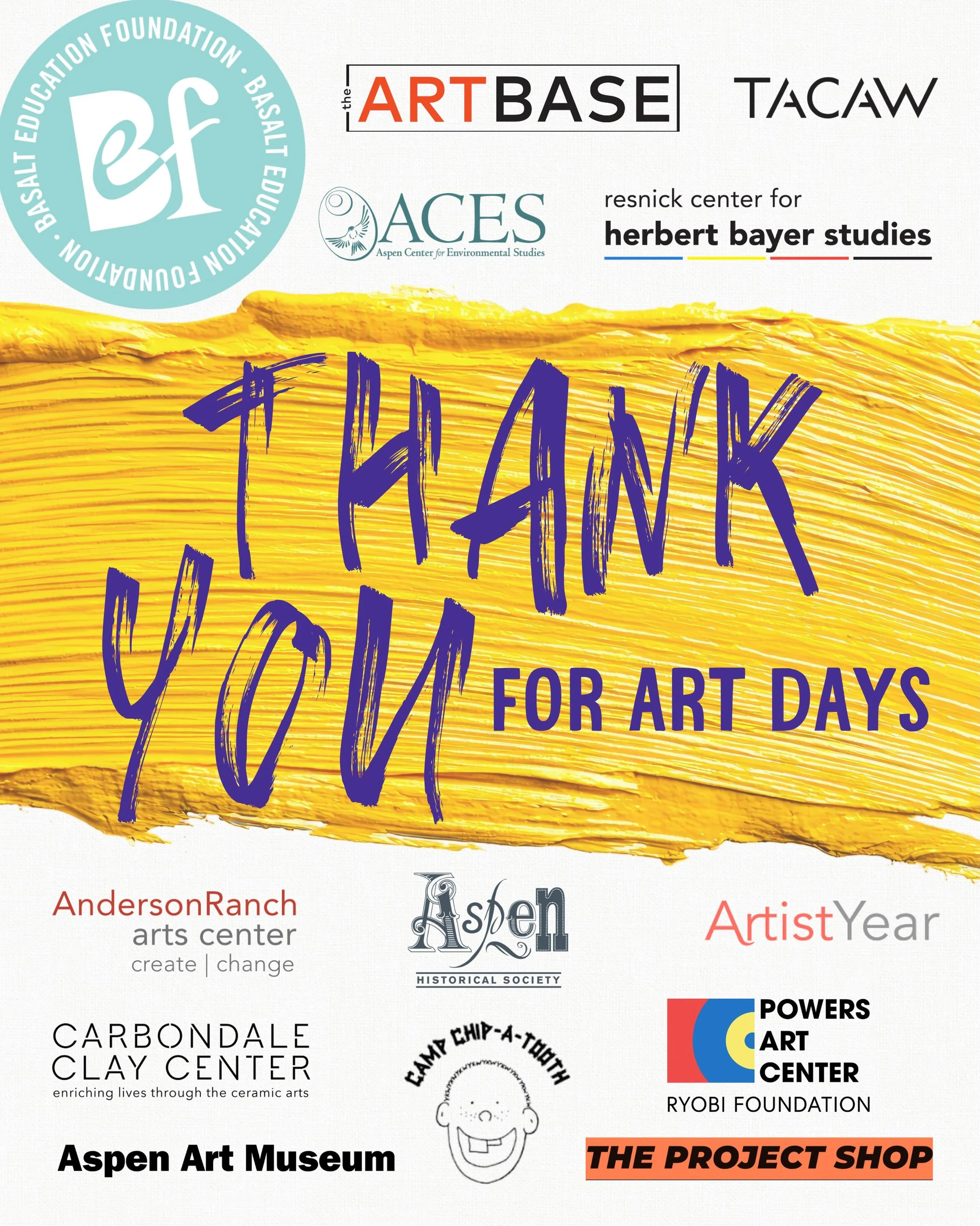 Art Days wrapped up this week at Basalt Elementary School, and it was another great year. Students got hands-on time with art, creativity, and some pretty incredible community partners, especially The Art Base, for organizing our partners. None of it