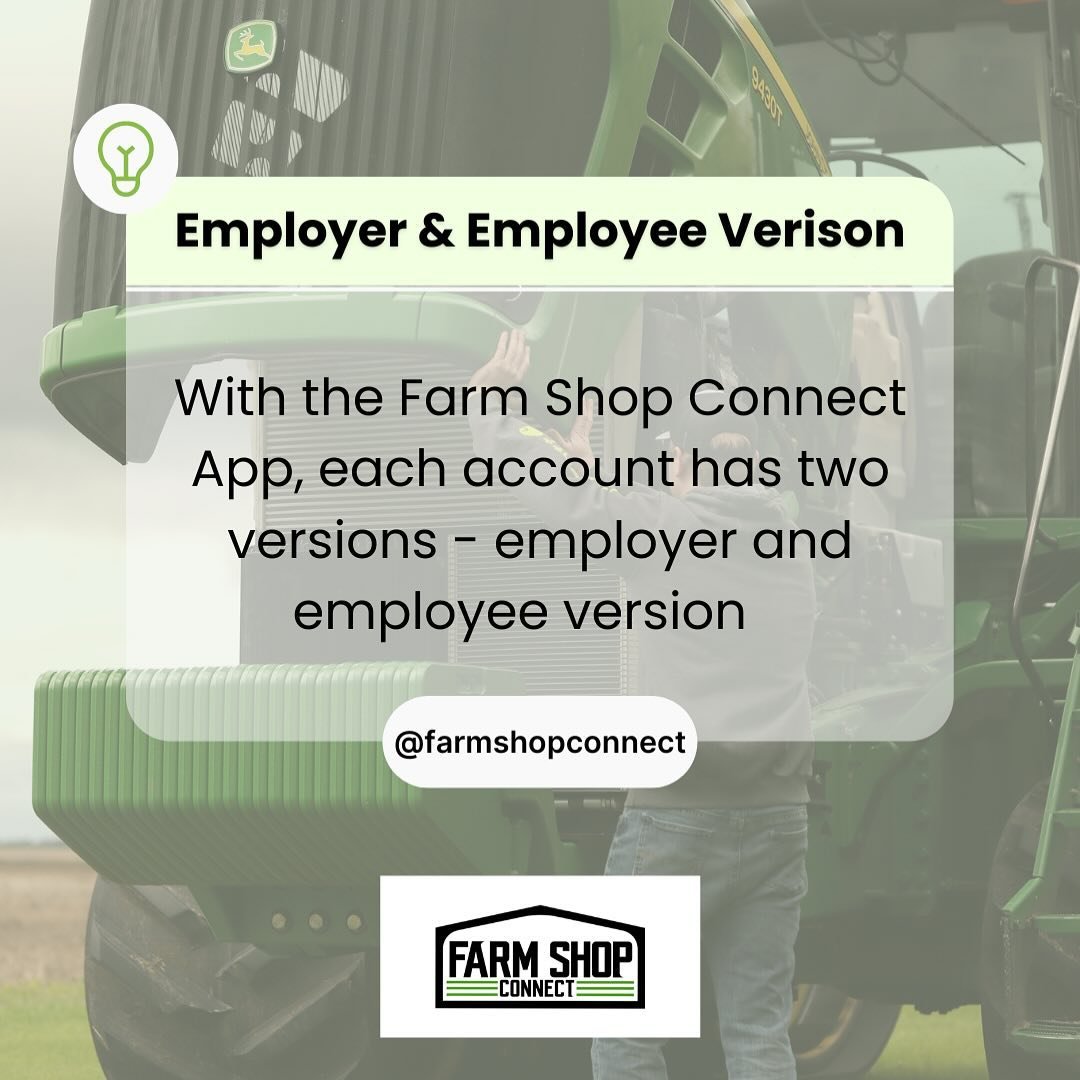 The difference between employer and employee version? 🤔

The only difference is in the employer version you can add and remove employees, everything else is the same! Making it easy to grow and change with your farm! 🤝

#farmshopconnect #agricultur