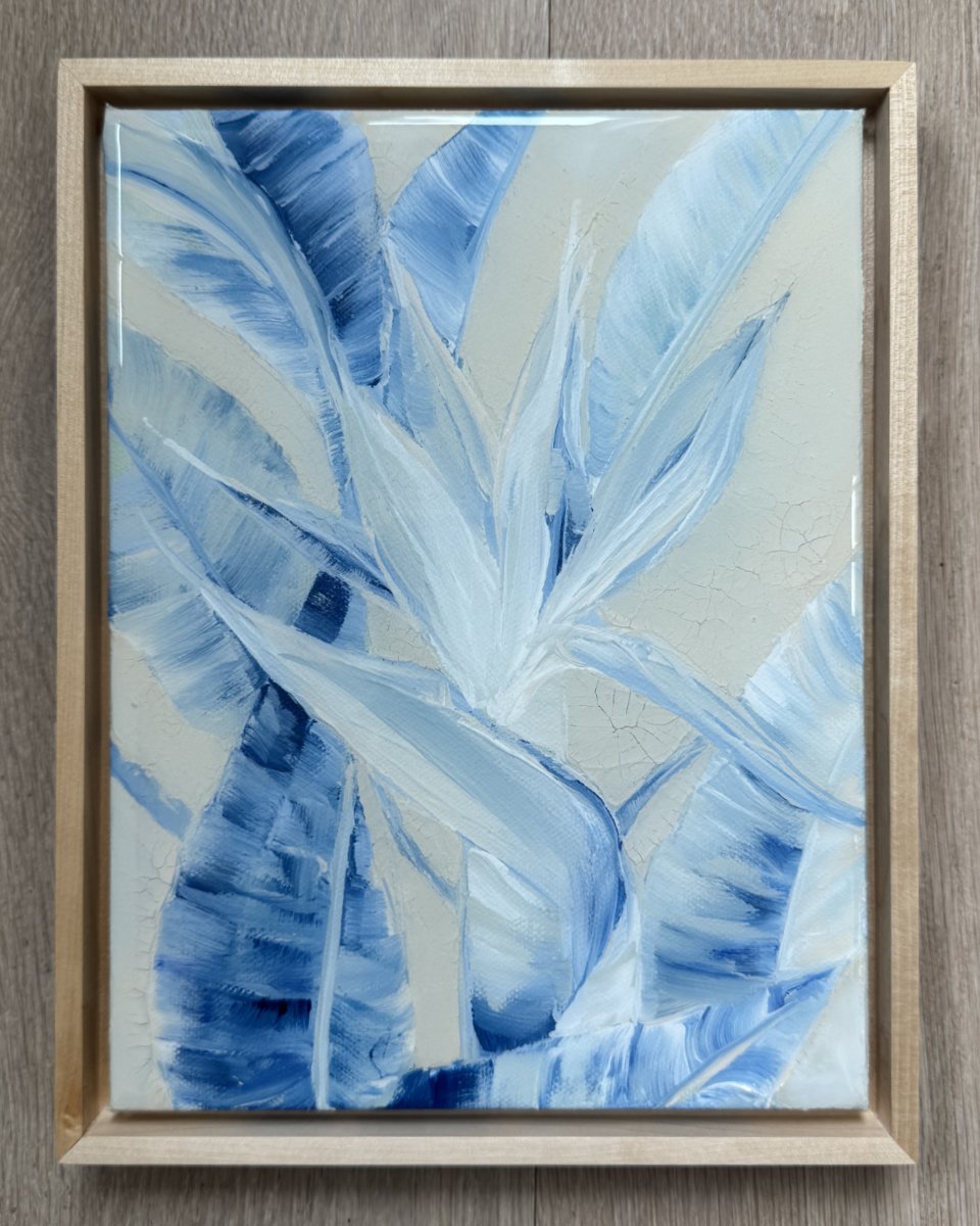 Blue Paradise Tile 2 - 8 x 10 Framed.jpg