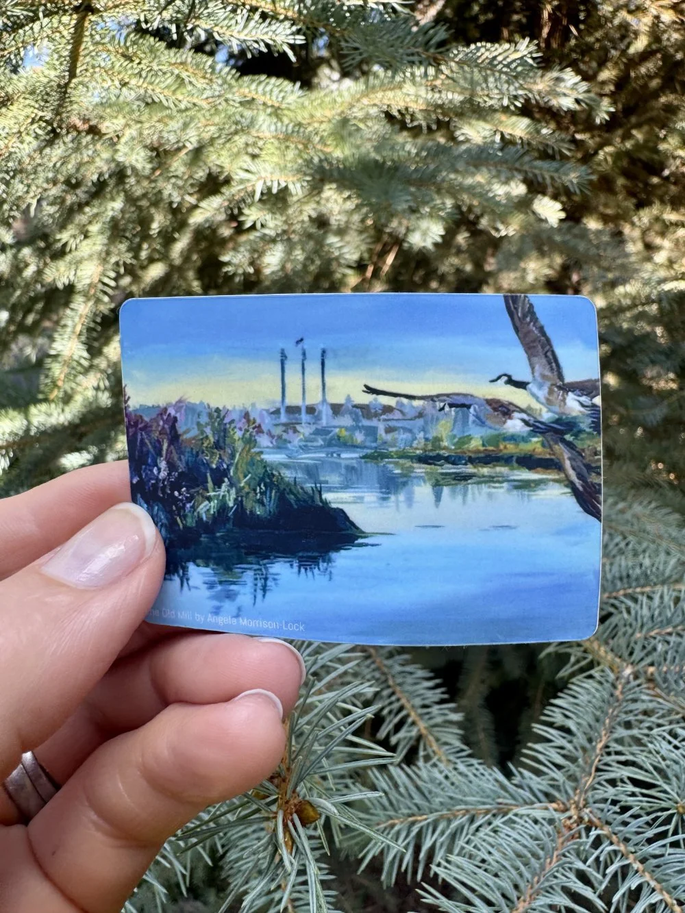 The Old Mill 3" x 2"